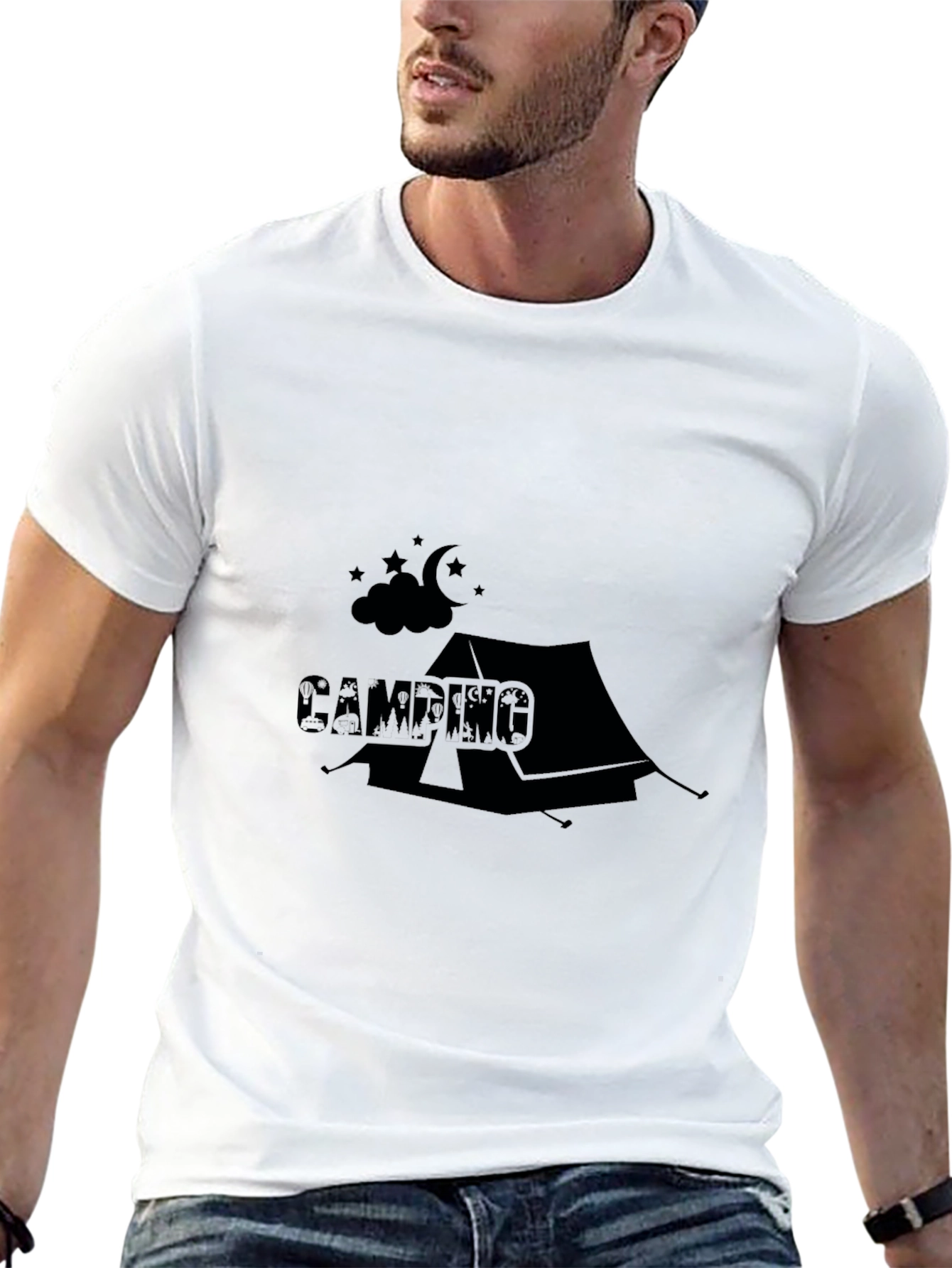 Camping Tent Graphic T-Shirt - Adventure Ready Tee