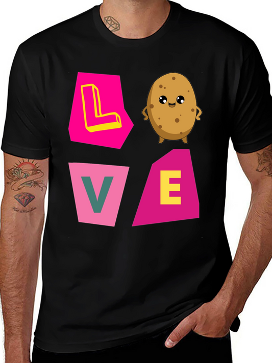 Love Potato Graphic Tee - Cute Foodie Shirt