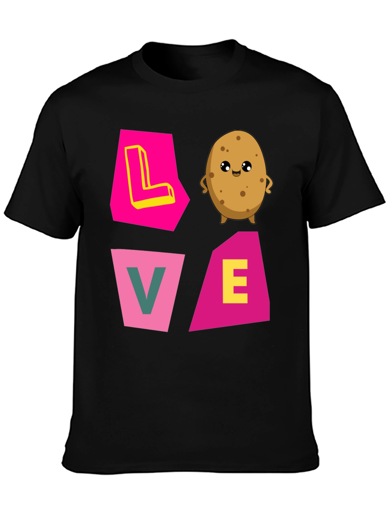 Love Potato Graphic Tee - Cute Foodie Shirt