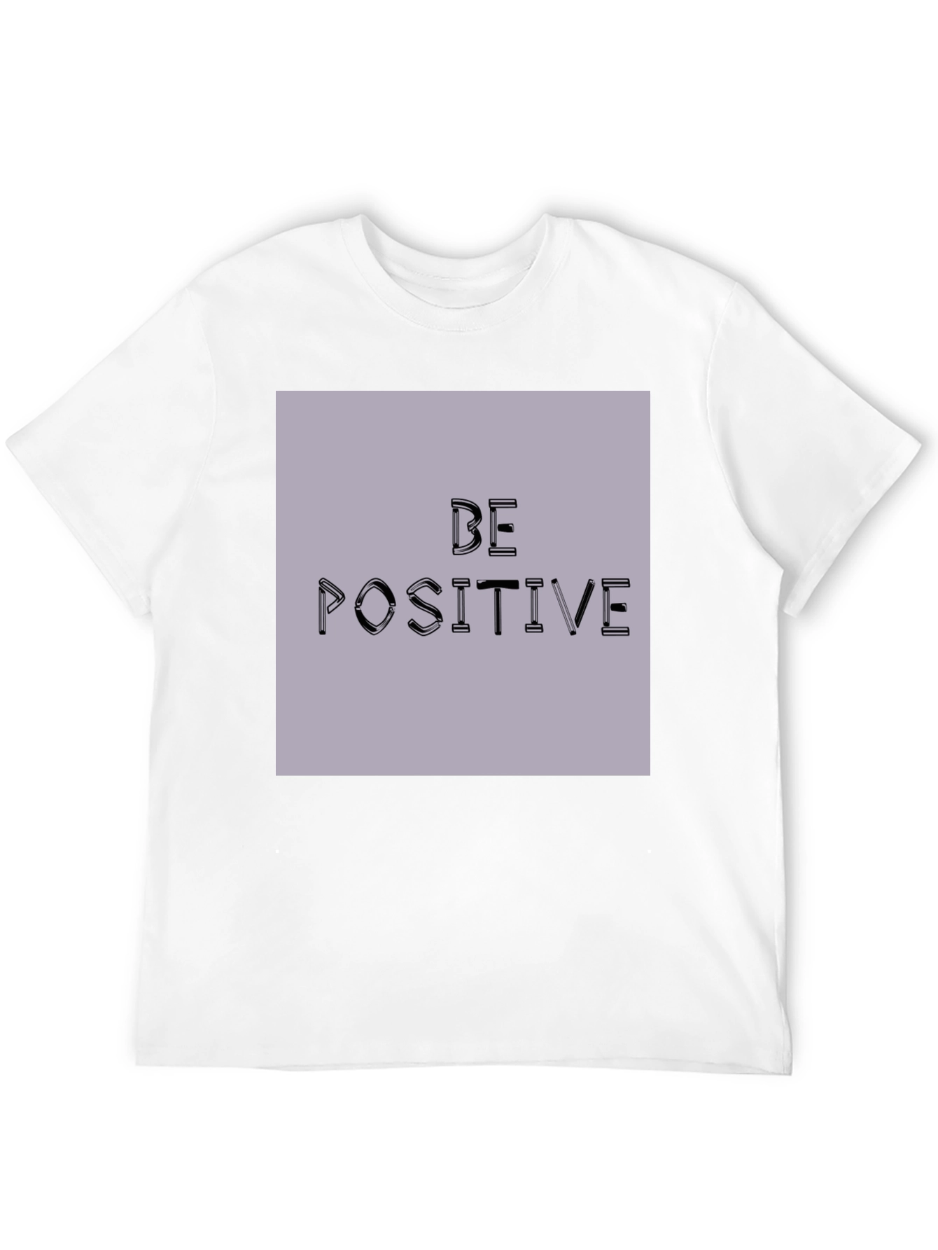 Be Positive Graphic Tee - Black