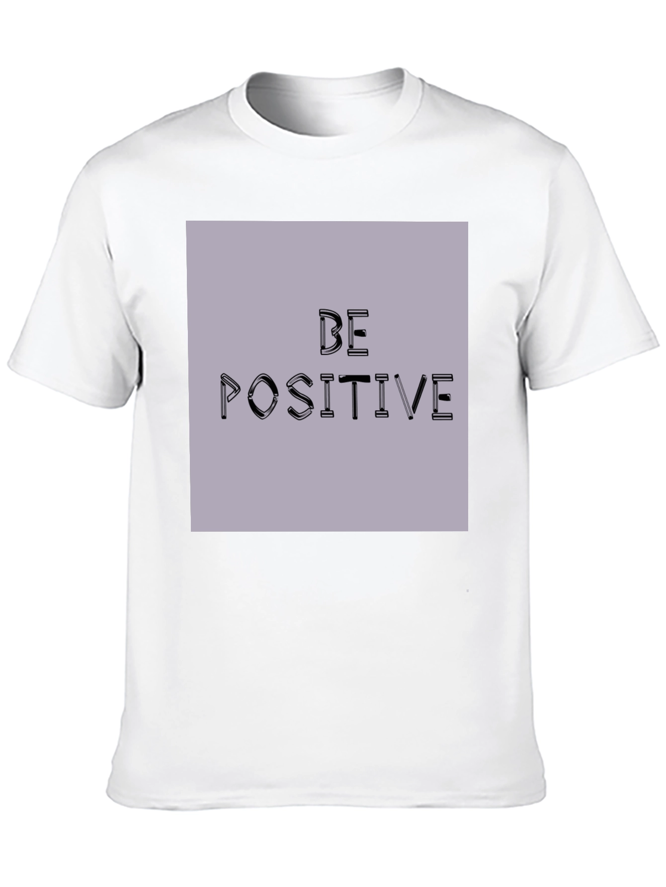 Be Positive Graphic Tee - Black