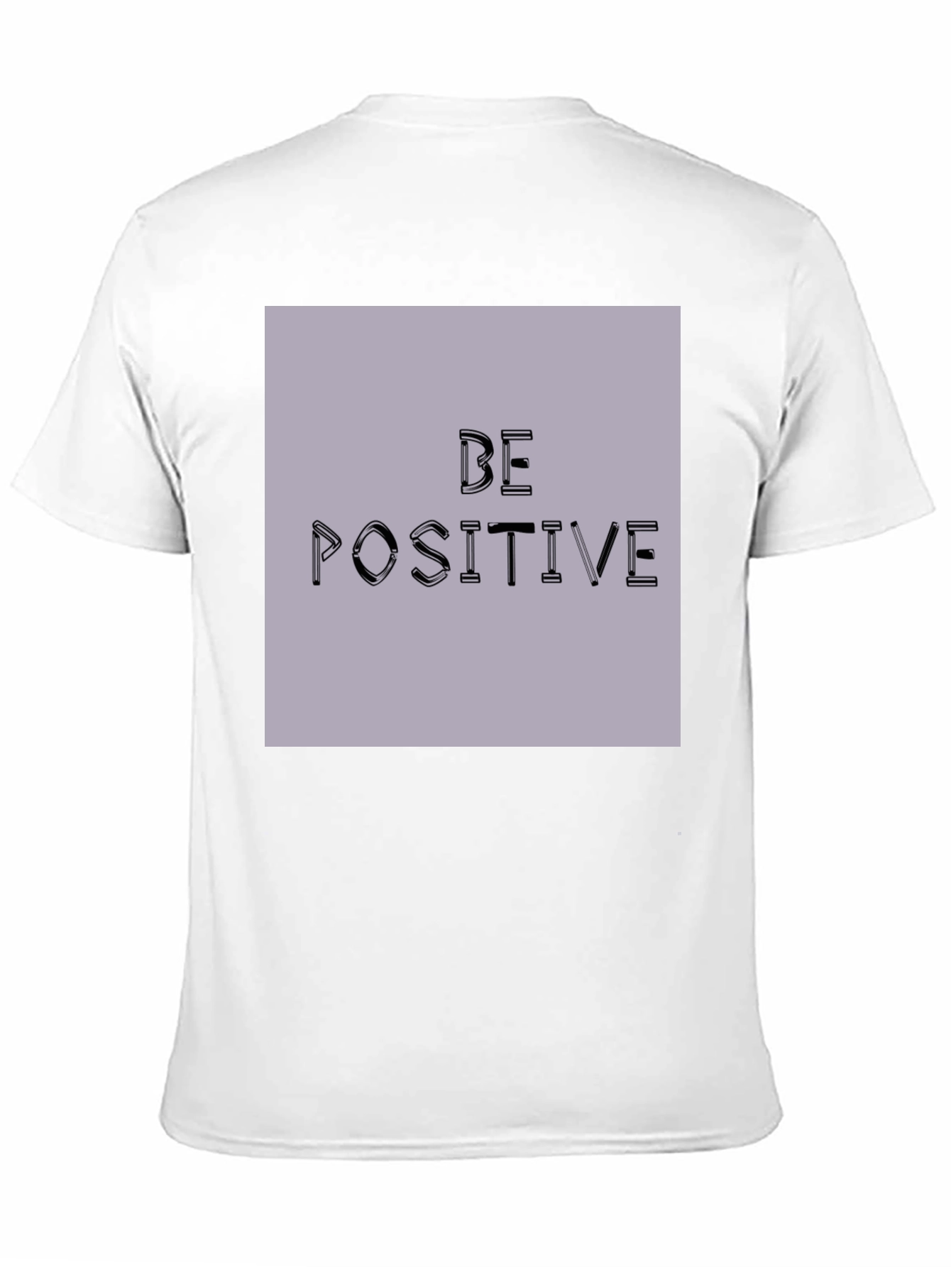 Be Positive Graphic Tee - Black