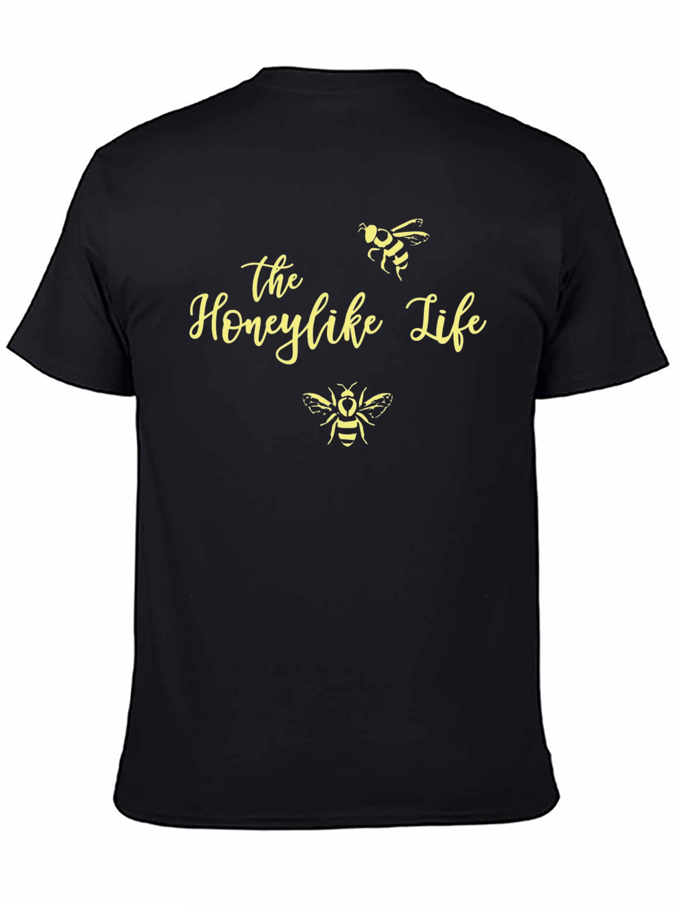 The Honeylike Life Black T-Shirt
