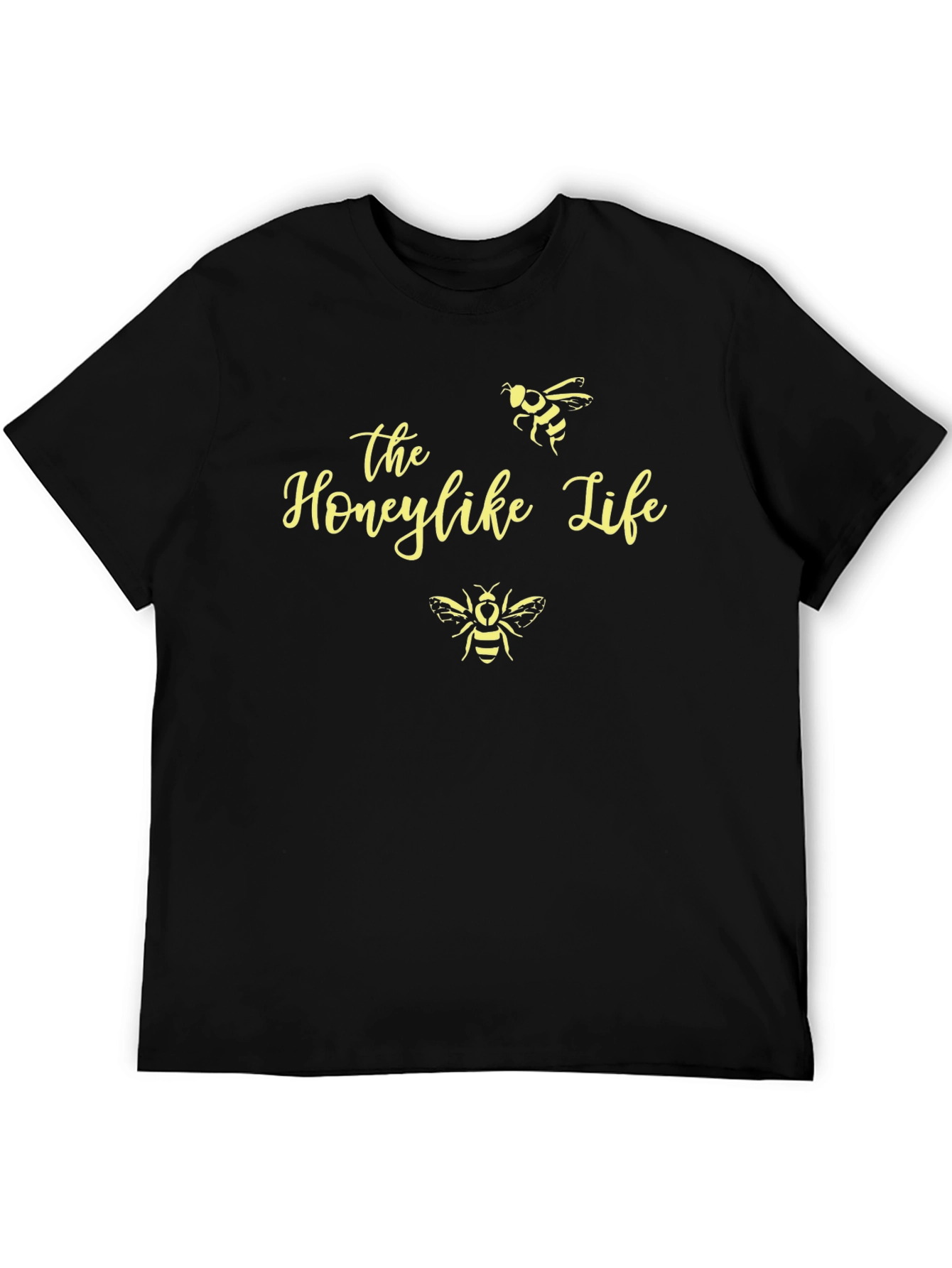 The Honeylike Life Black T-Shirt