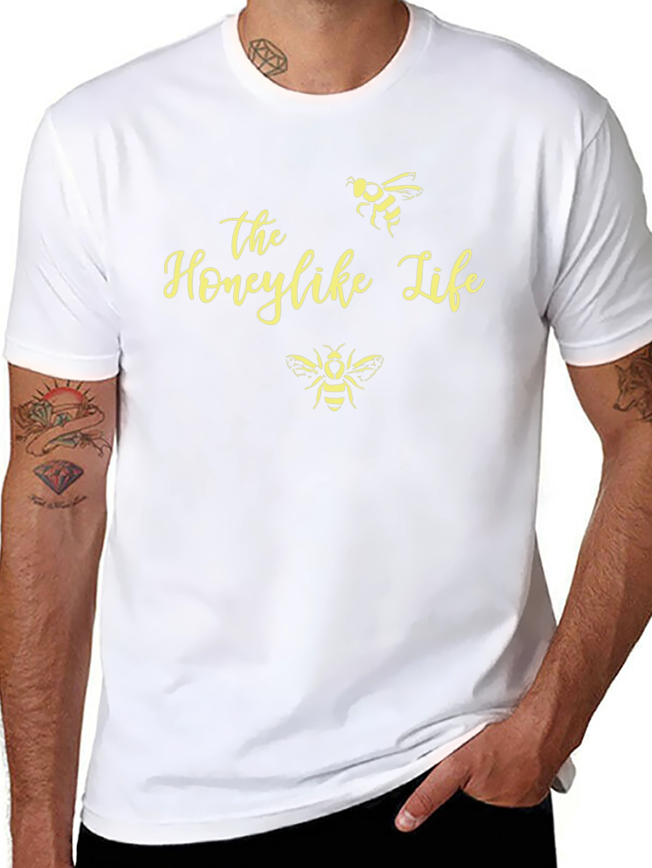 The Honeylike Life Black T-Shirt