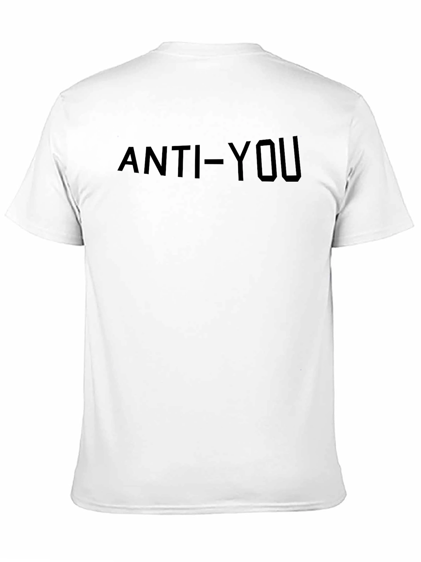 Anti-You Graphic Print Crewneck T-Shirt