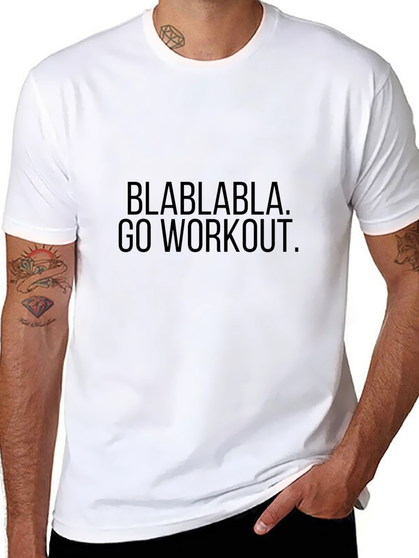 Blablabla Go Workout Black T-Shirt