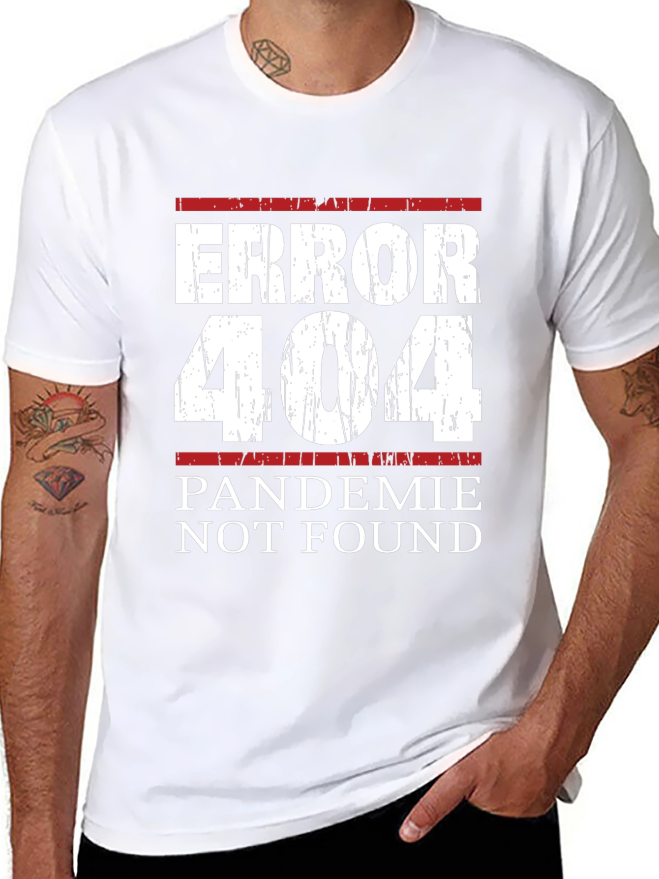 Error 404 Pandemic Not Found Graphic Tee