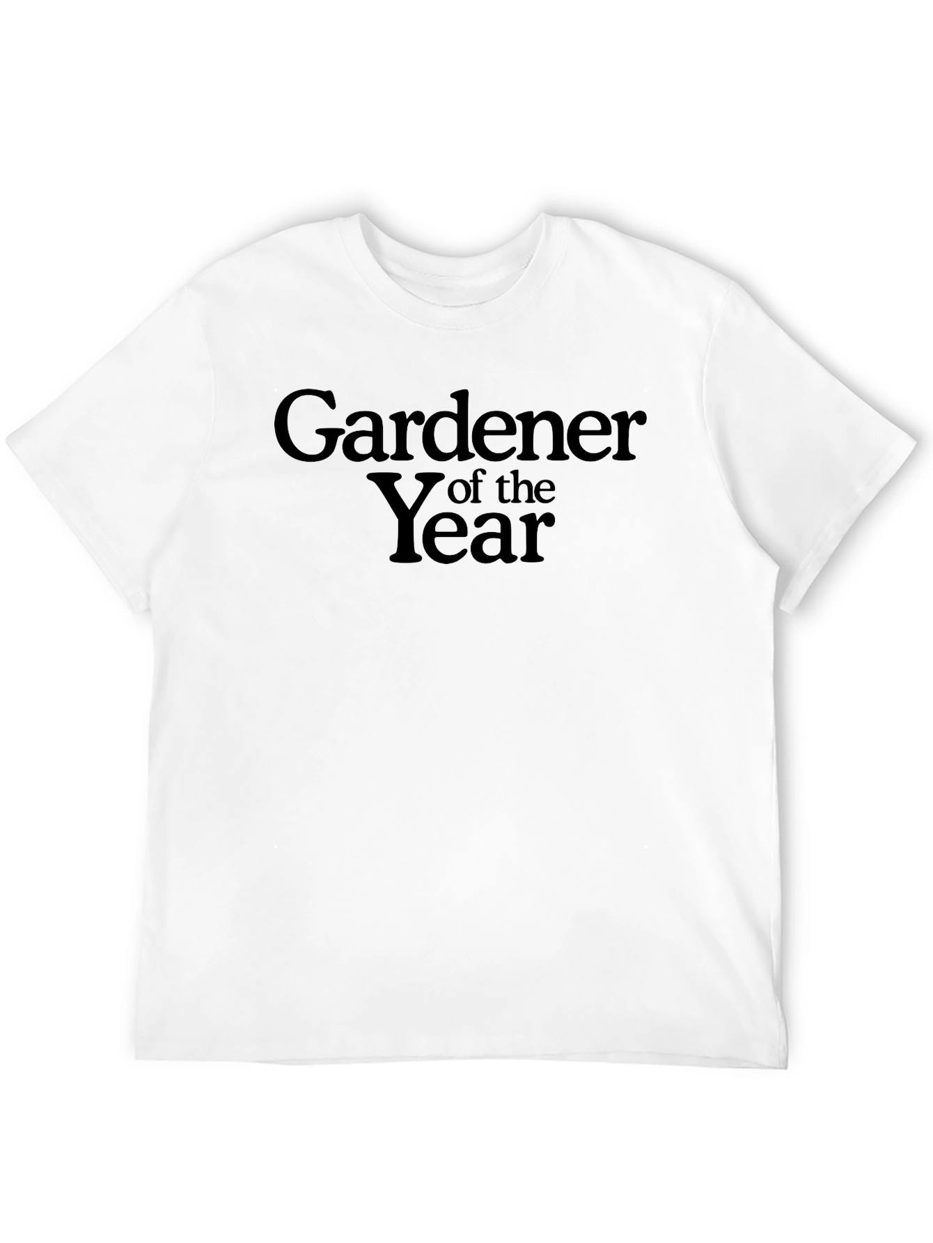 Gardener of the Year T-Shirt - Black