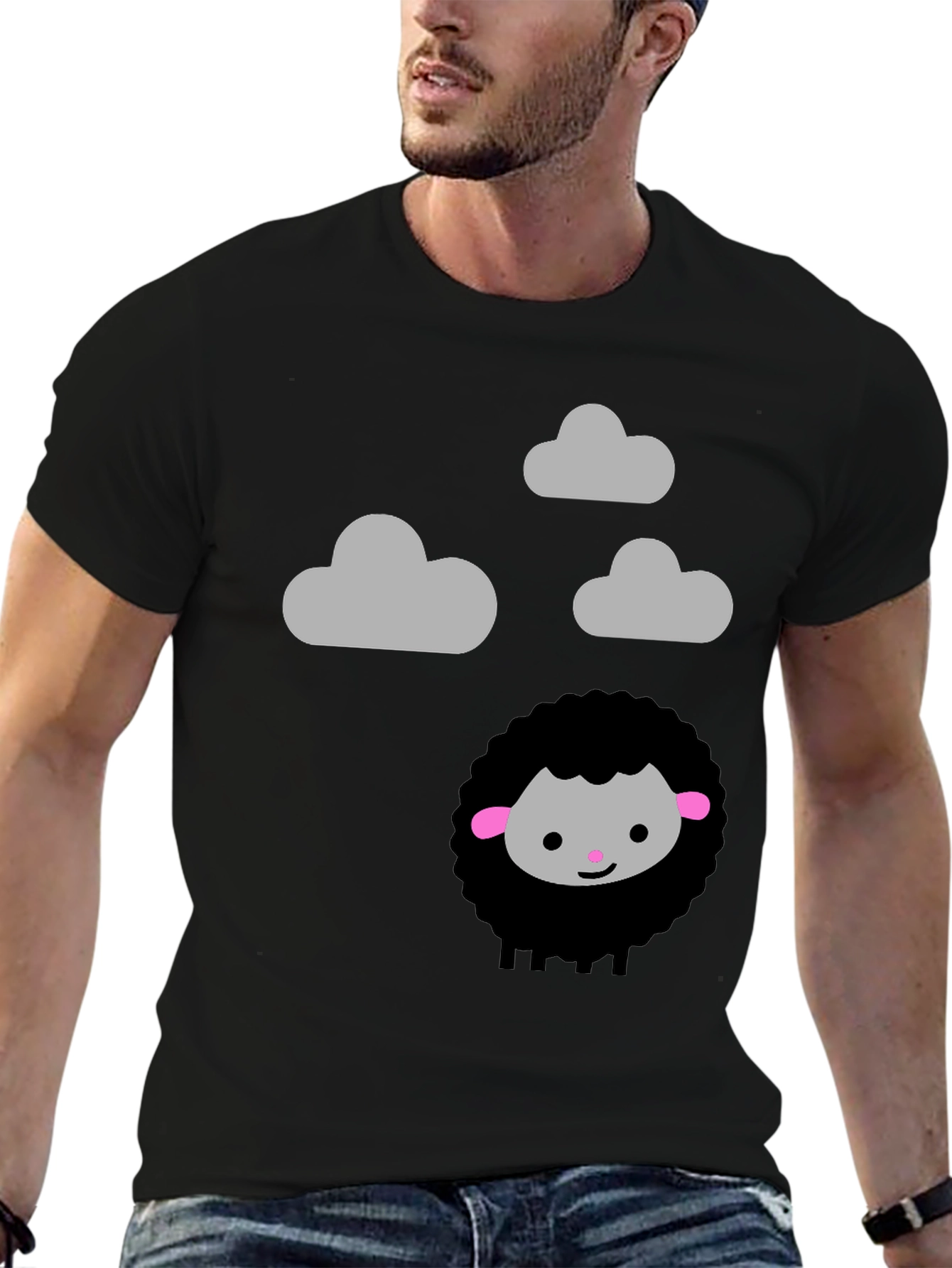 Black Sheep & Clouds Graphic Tee