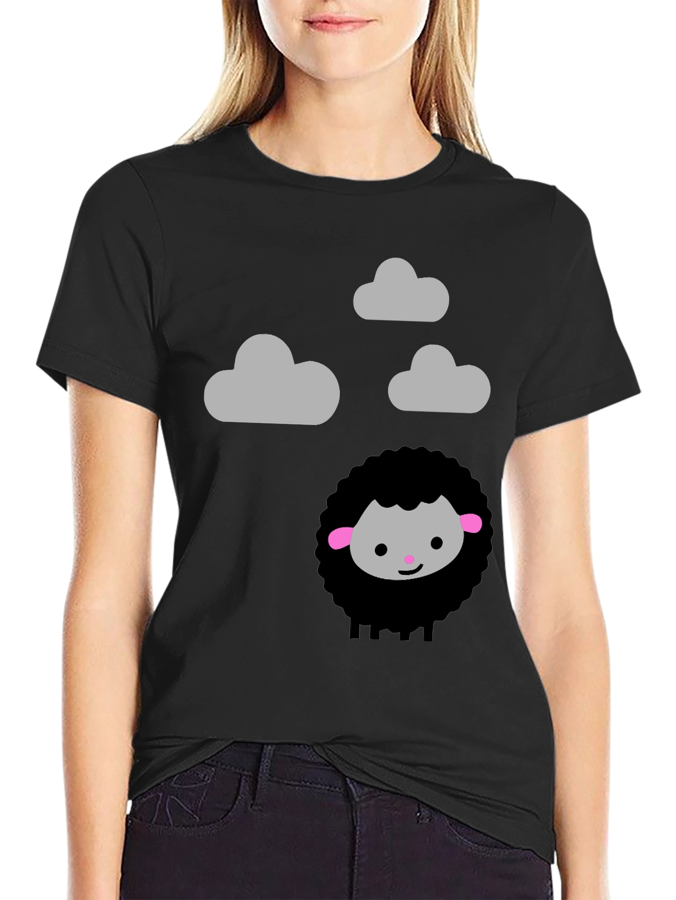 Black Sheep & Clouds Graphic Tee