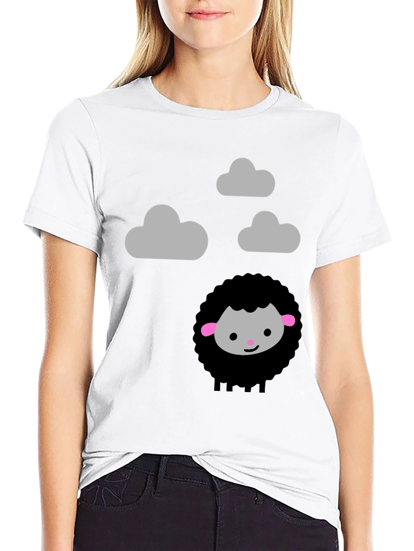 Black Sheep & Clouds Graphic Tee