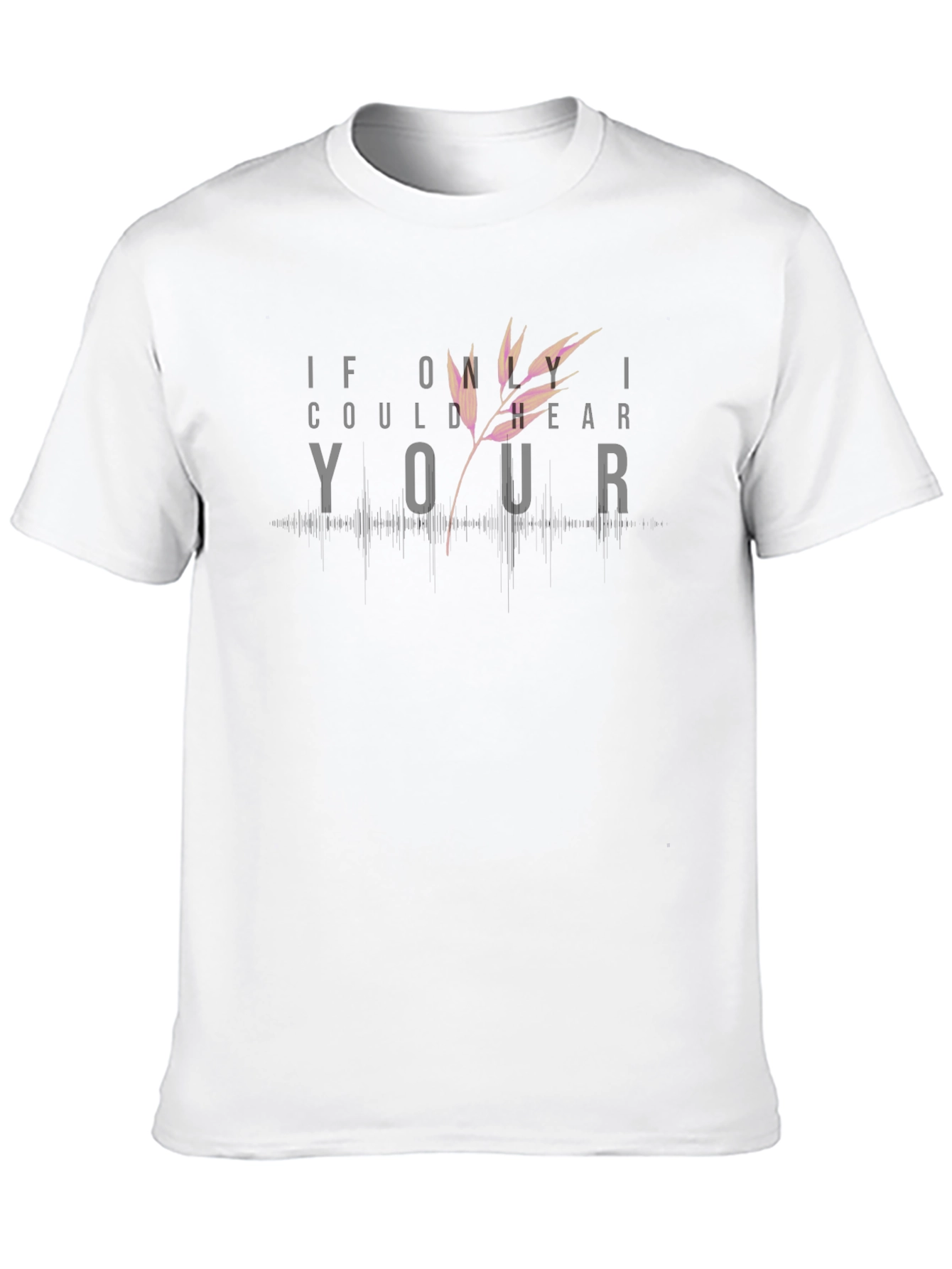 Hear Your Voice Tee - Black Graphic T-Shirt