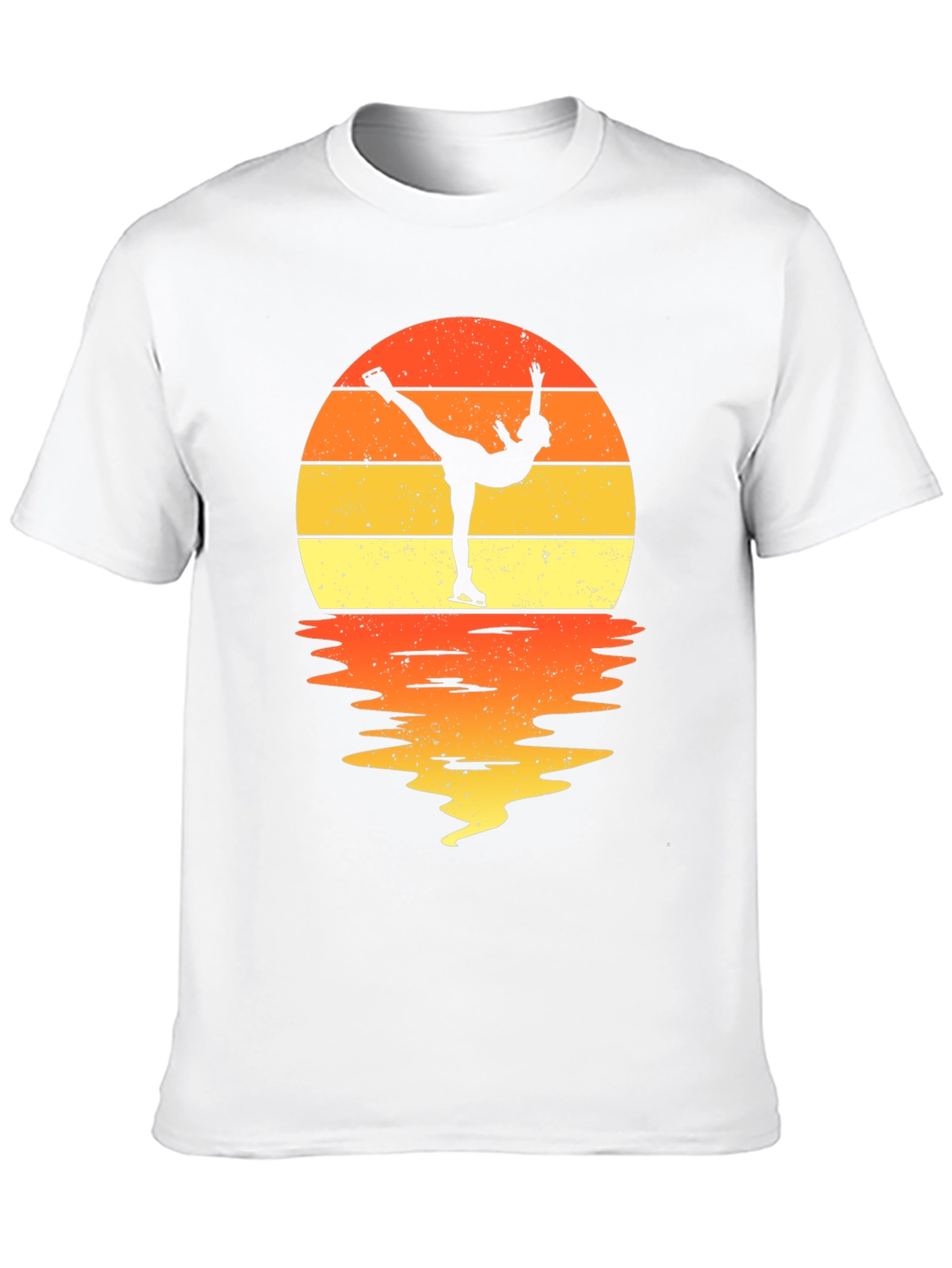 Figure Skater Sunset Graphic Tee