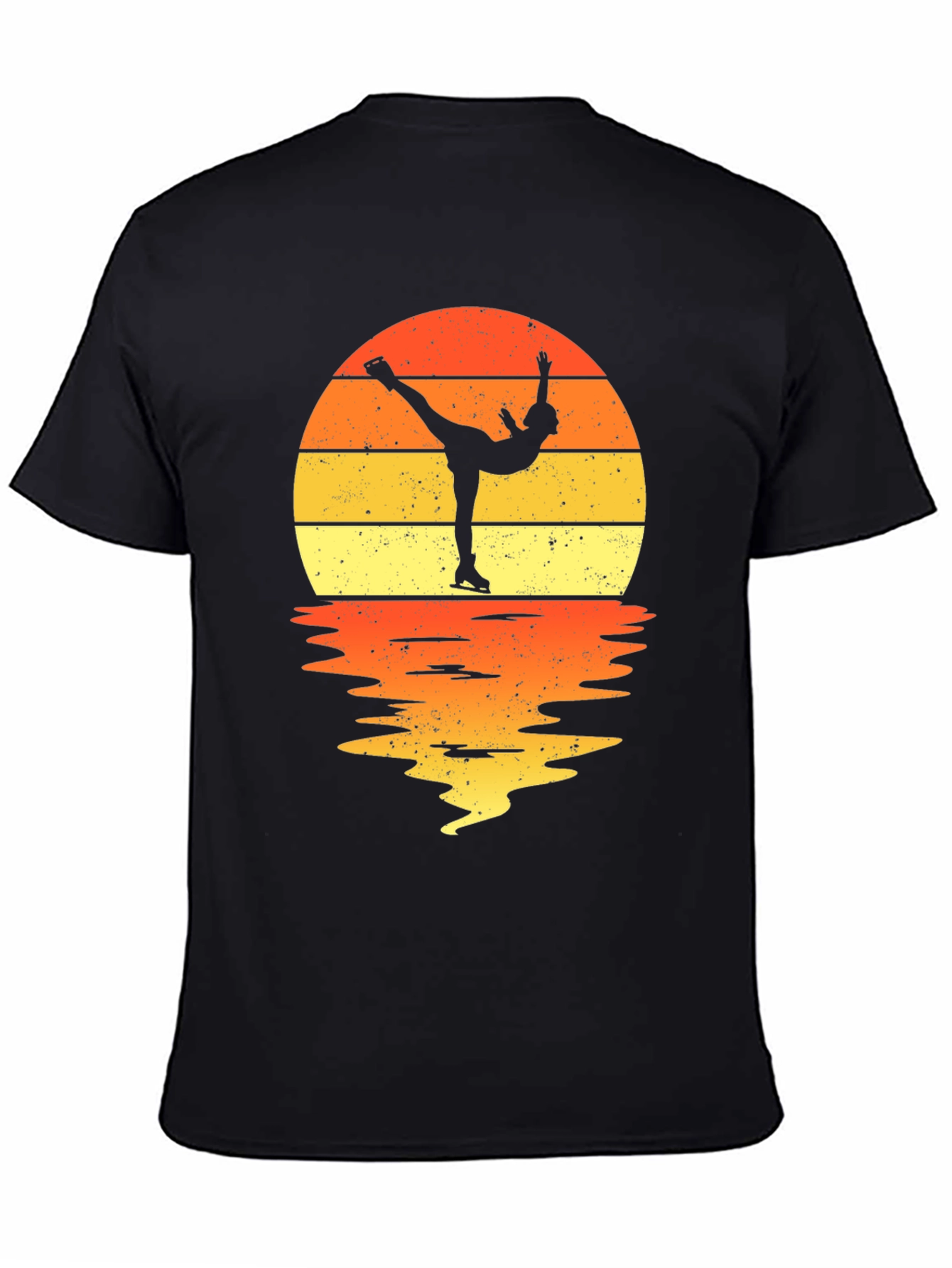 Figure Skater Sunset Graphic Tee