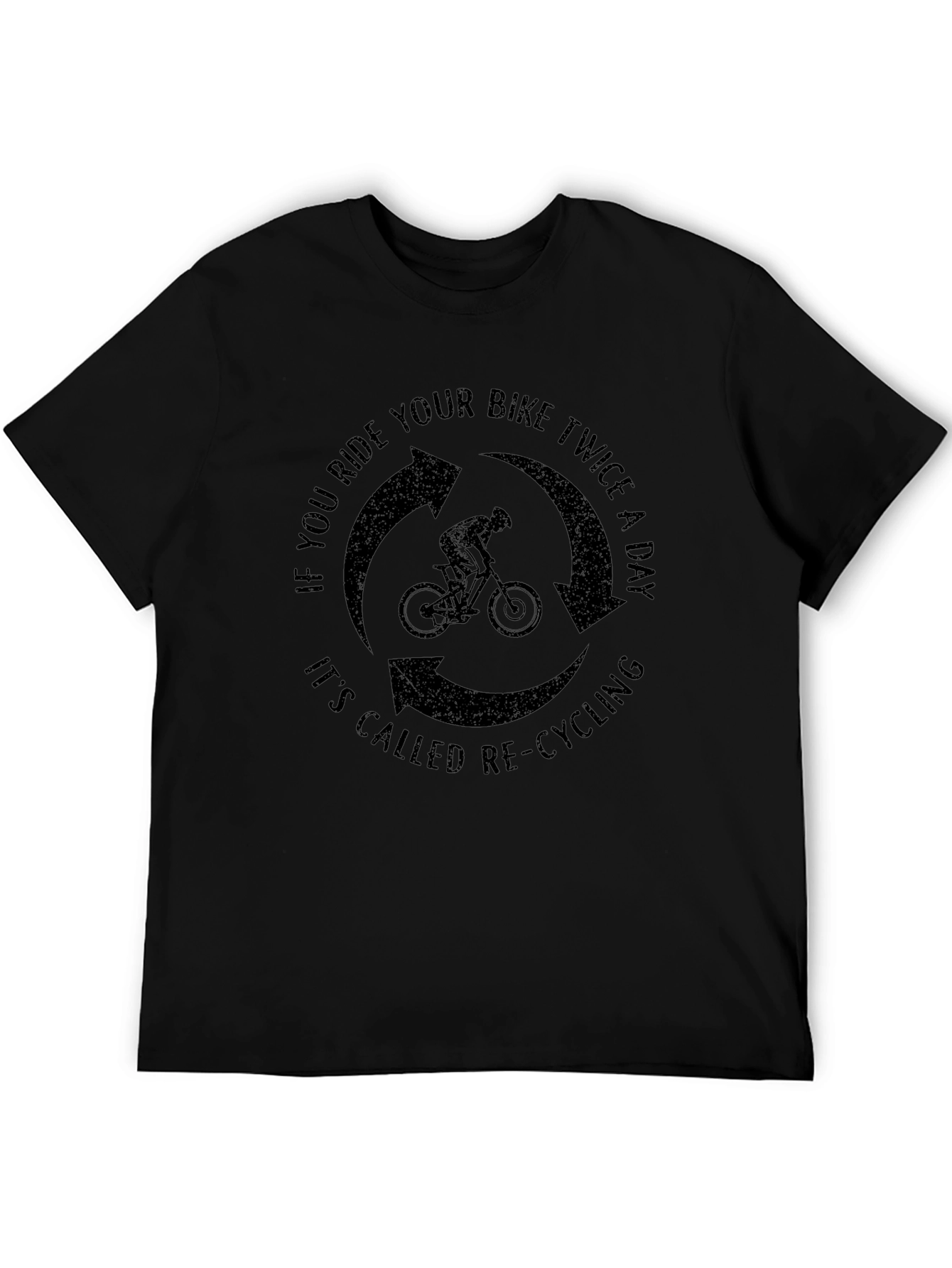 Funny Cycling T-Shirt - Re-Cycling Joke