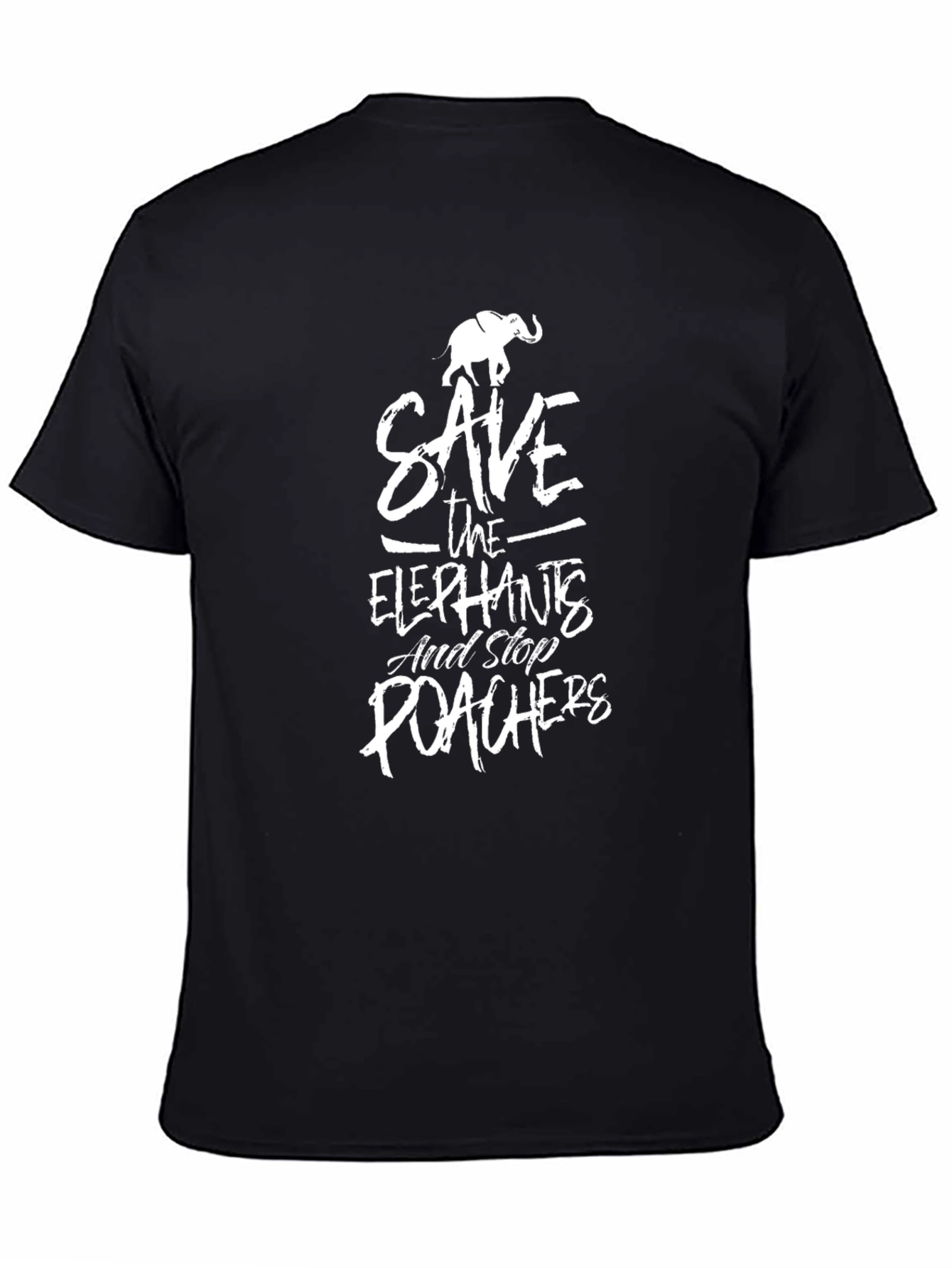 Save The Elephants Graphic T-Shirt