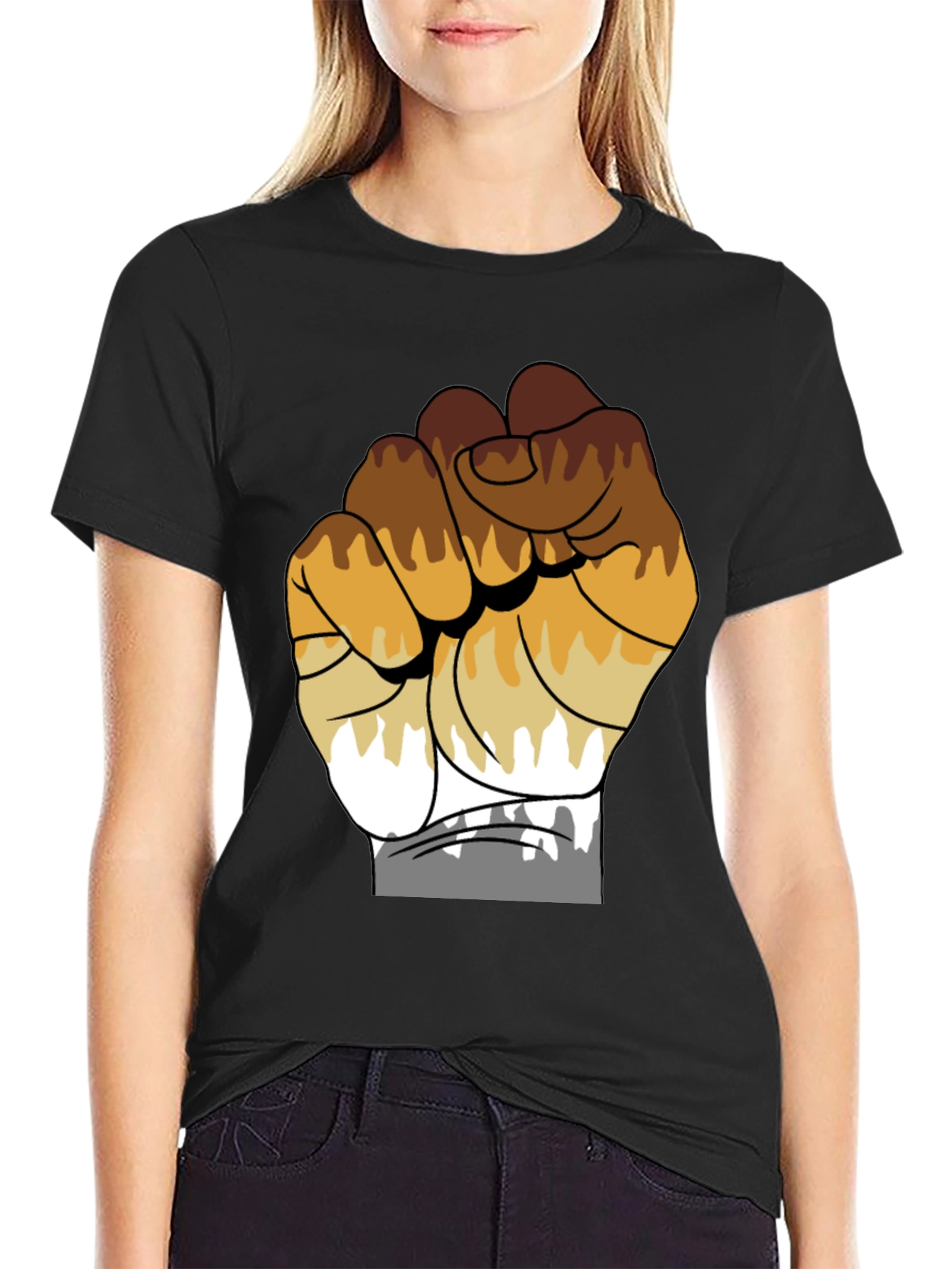 Bear Brotherhood T-Shirt - Unity Fist Design
