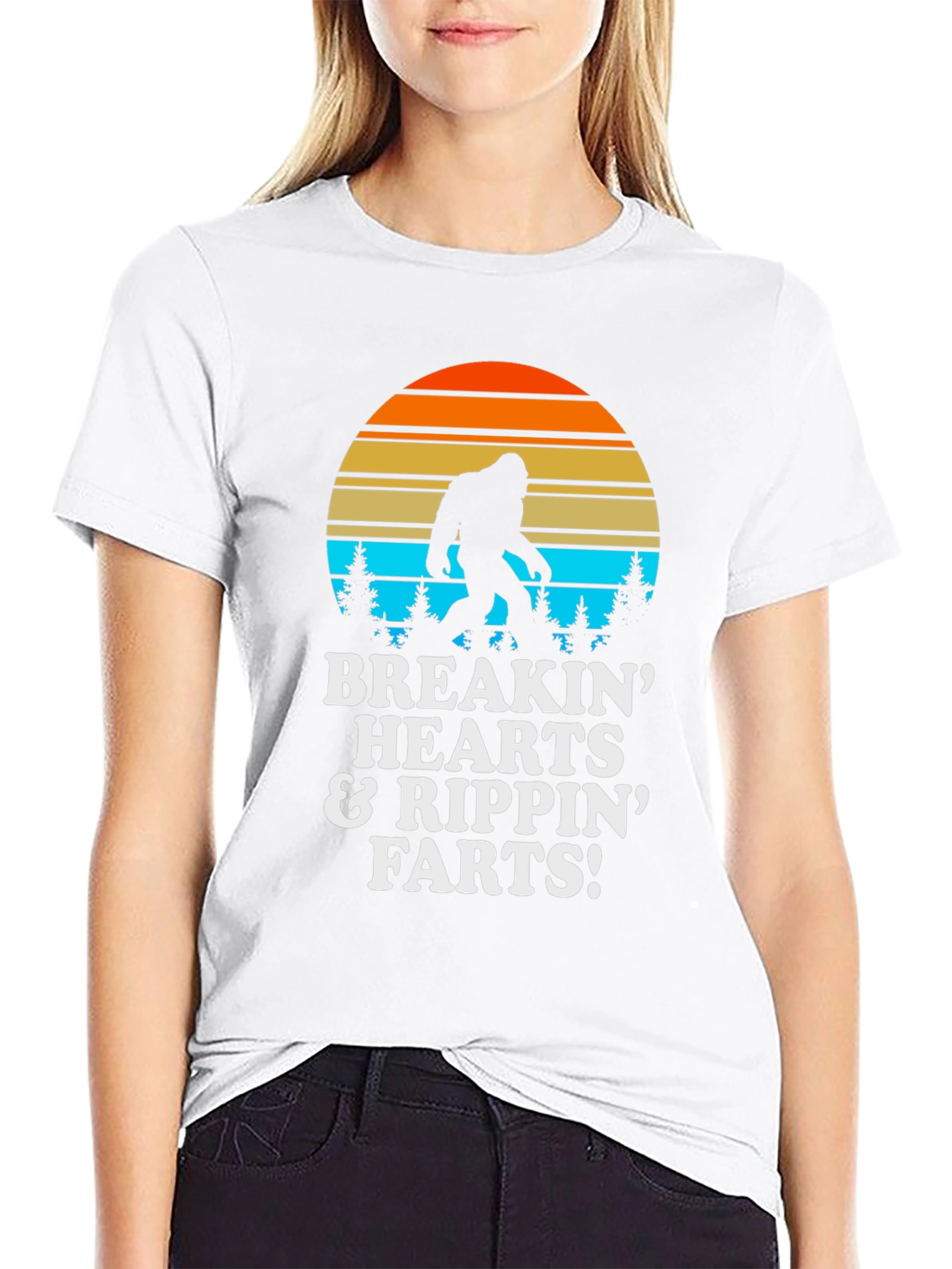 Breakin Hearts & Rippin Farts Bigfoot T-Shirt