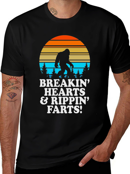 Breakin Hearts & Rippin Farts Bigfoot T-Shirt