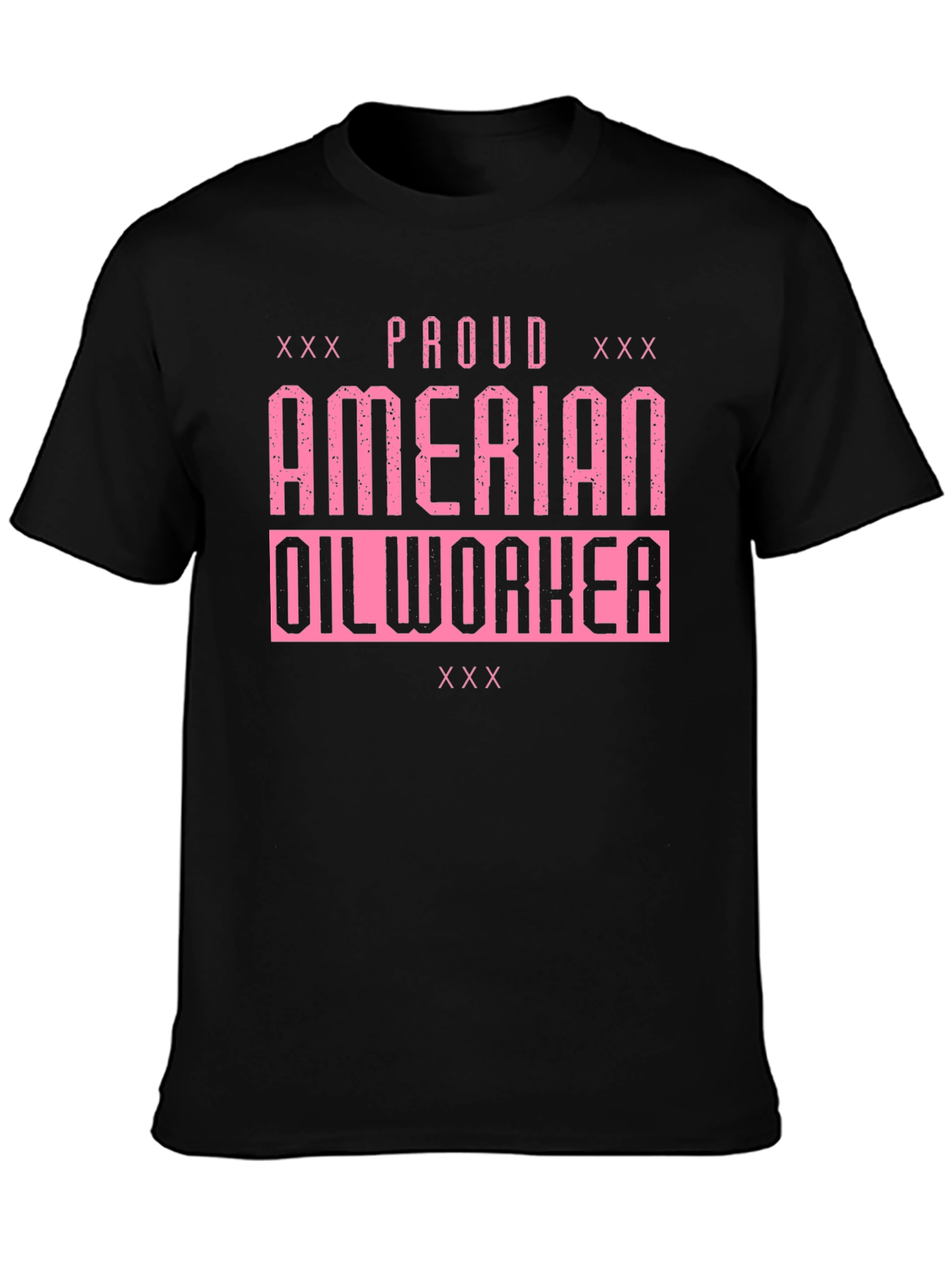 Proud American Oil Worker Graphic T-Shirt