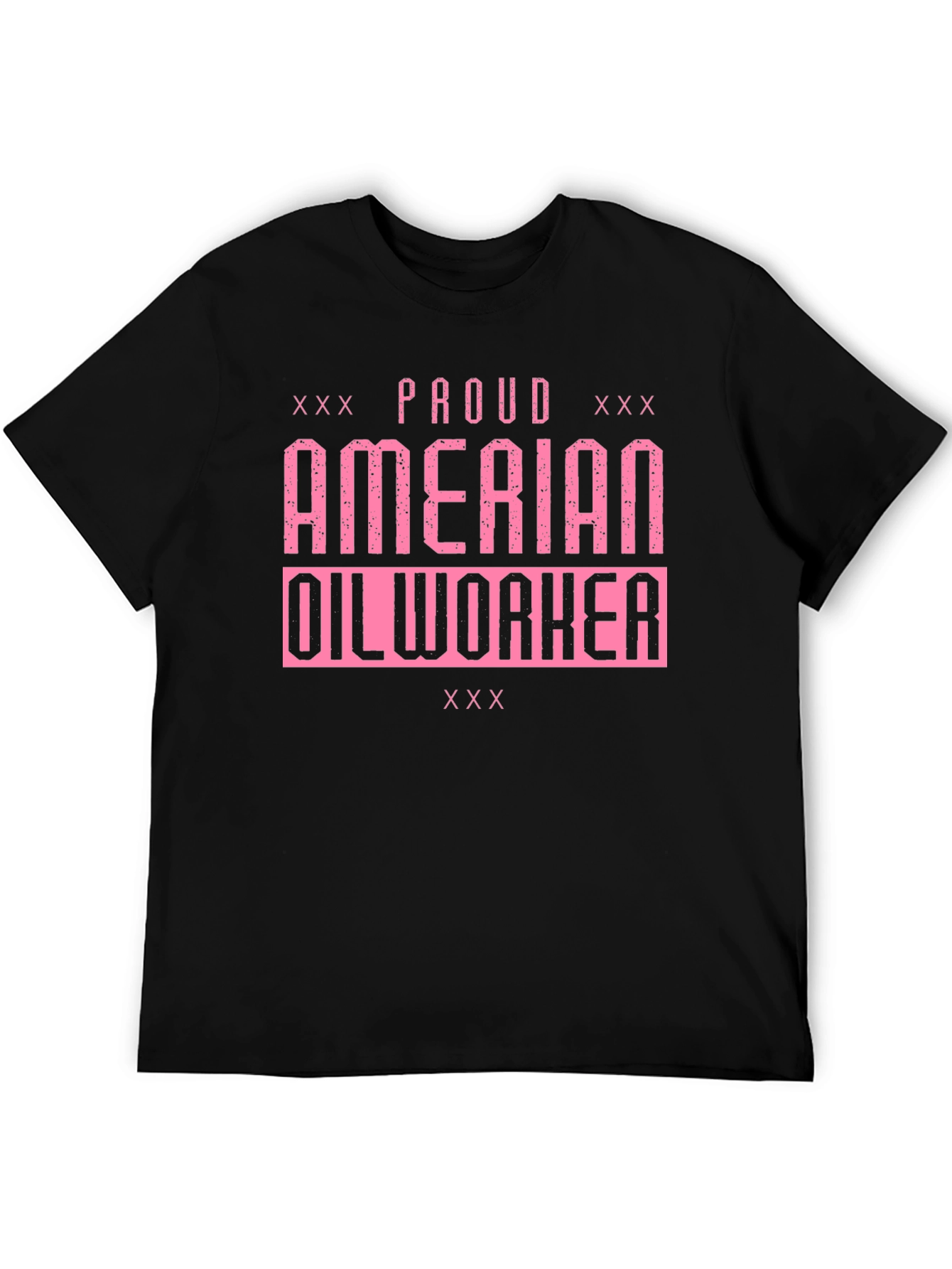 Proud American Oil Worker Graphic T-Shirt