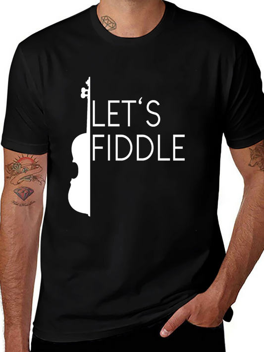 Lets Fiddle Graphic Tee - Black