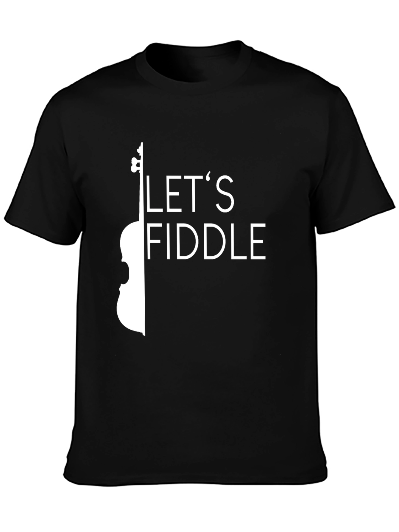Lets Fiddle Graphic Tee - Black