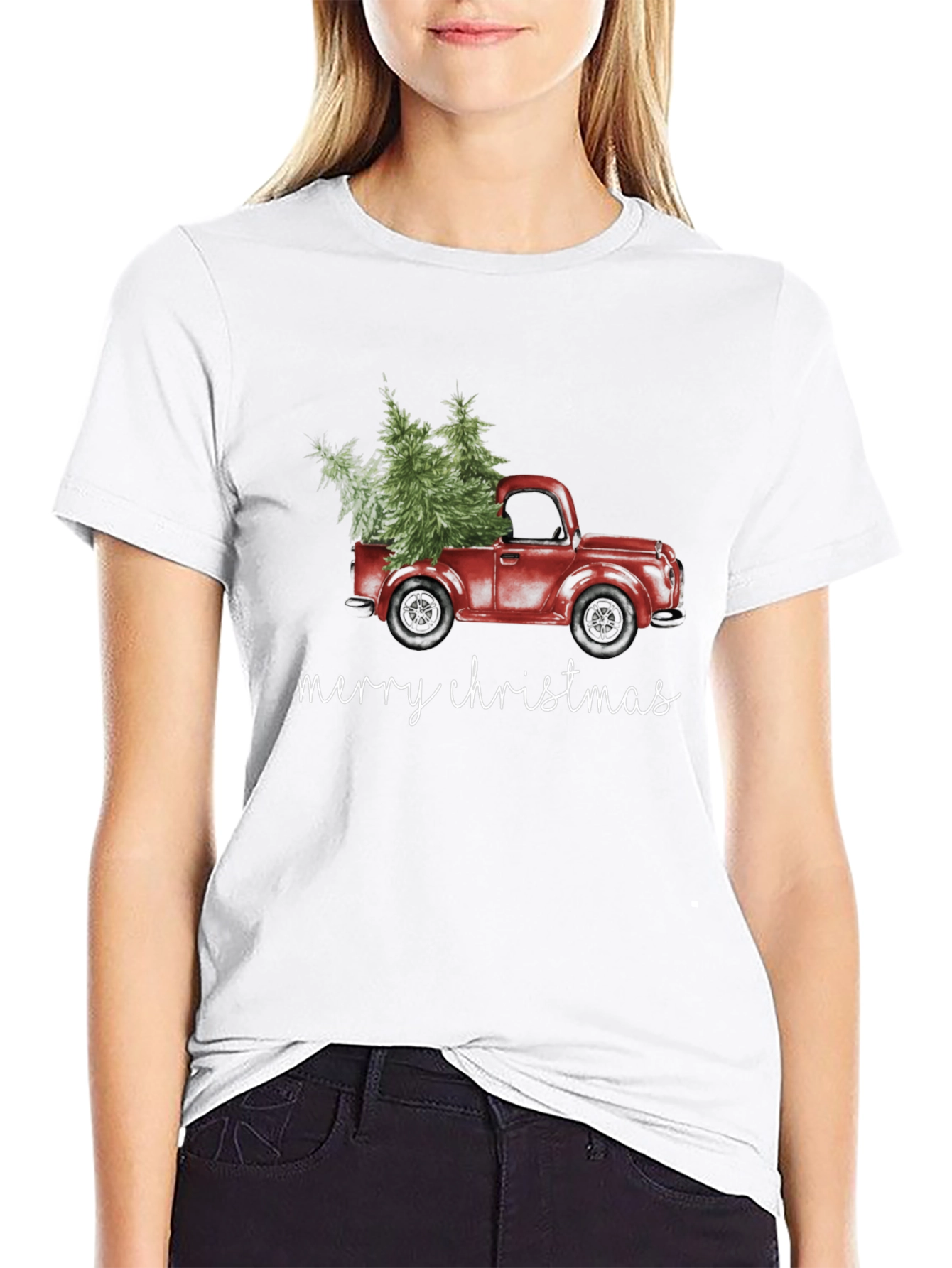Merry Christmas Truck T-Shirt