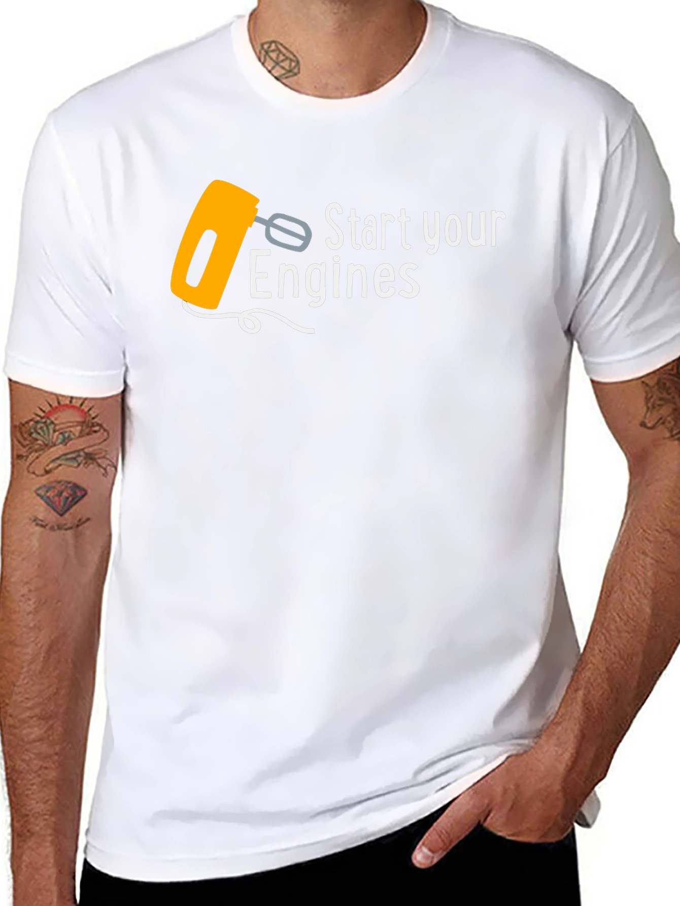 Start Your Engines Funny Mixer T-Shirt