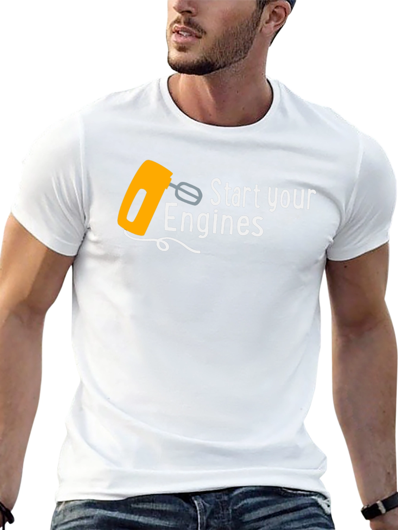 Start Your Engines Funny Mixer T-Shirt