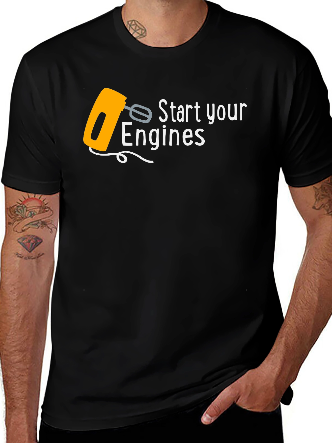 Start Your Engines Funny Mixer T-Shirt