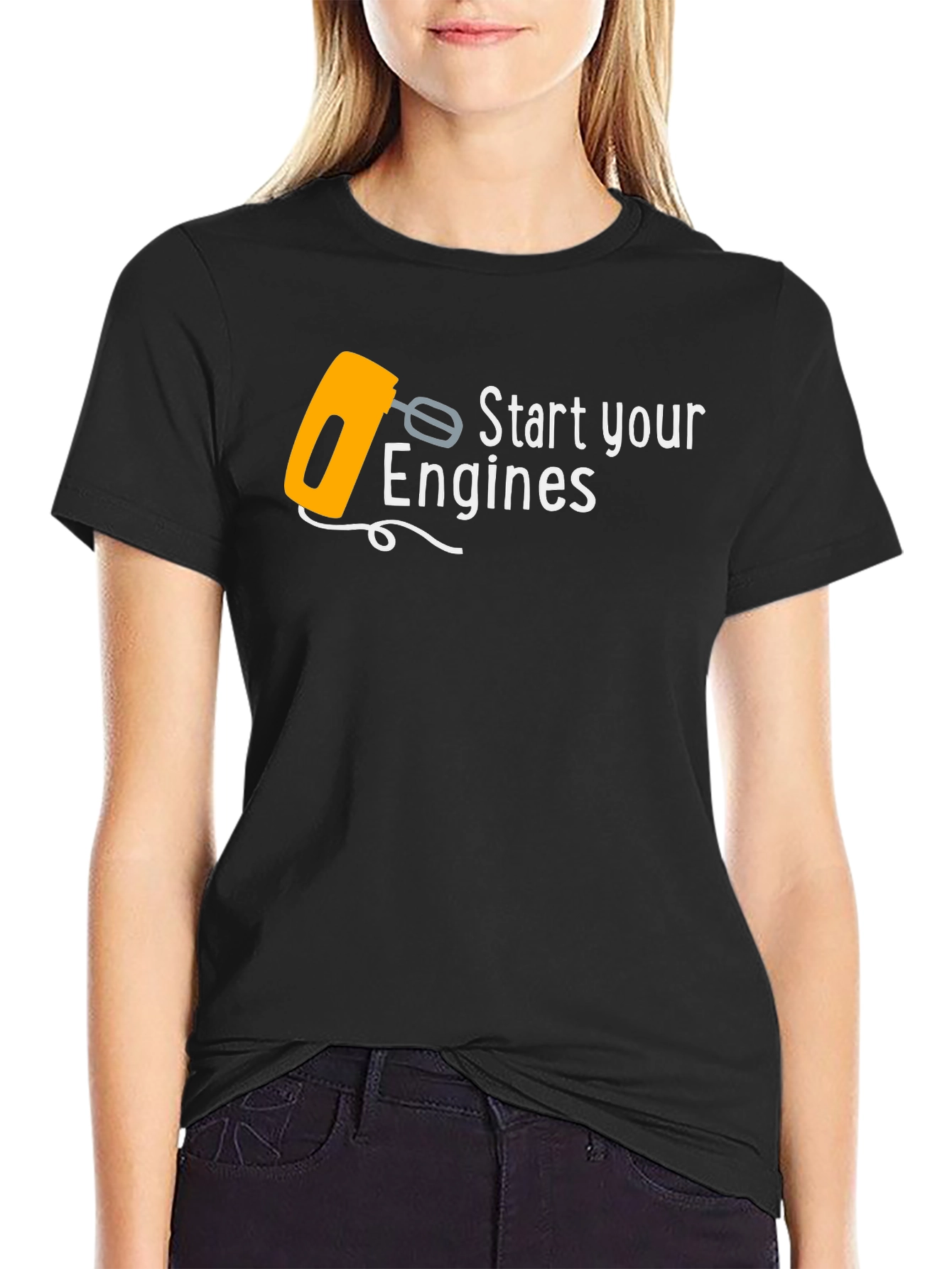 Start Your Engines Funny Mixer T-Shirt