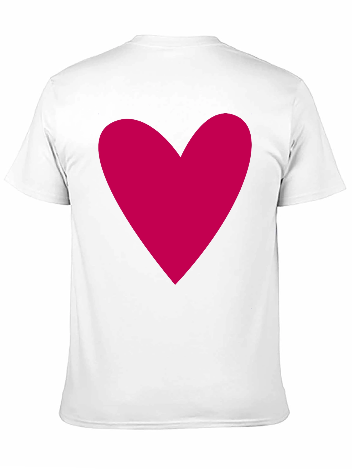 Heart Graphic Black T-Shirt Casual Cotton Tee