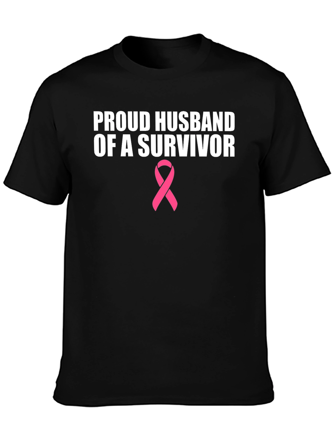 Proud Husband Survivor Ribbon T-Shirt