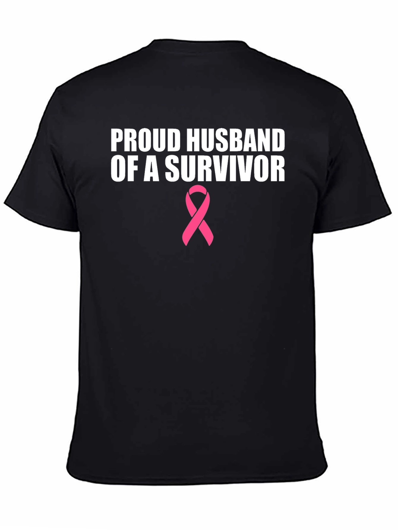 Proud Husband Survivor Ribbon T-Shirt