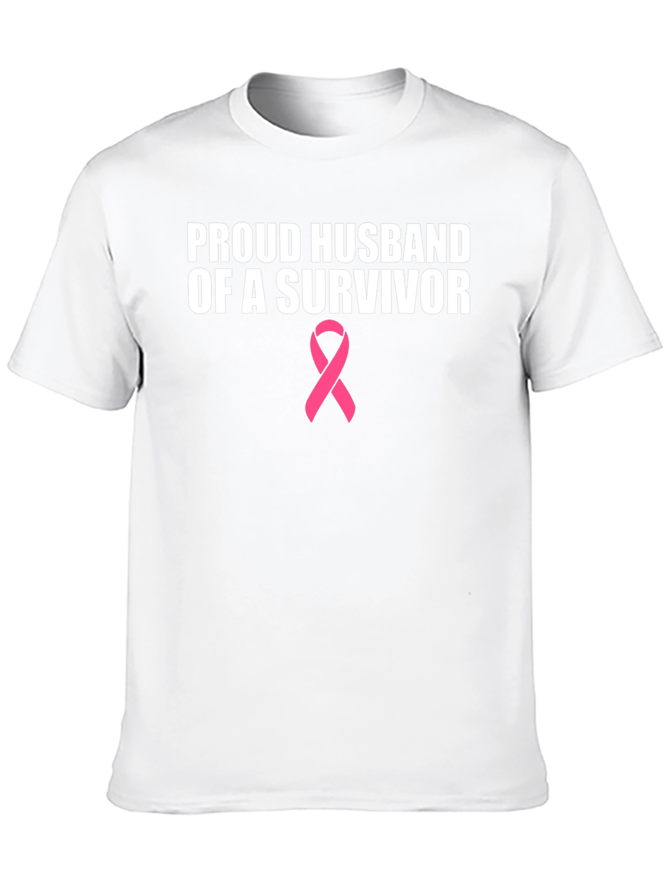 Proud Husband Survivor Ribbon T-Shirt