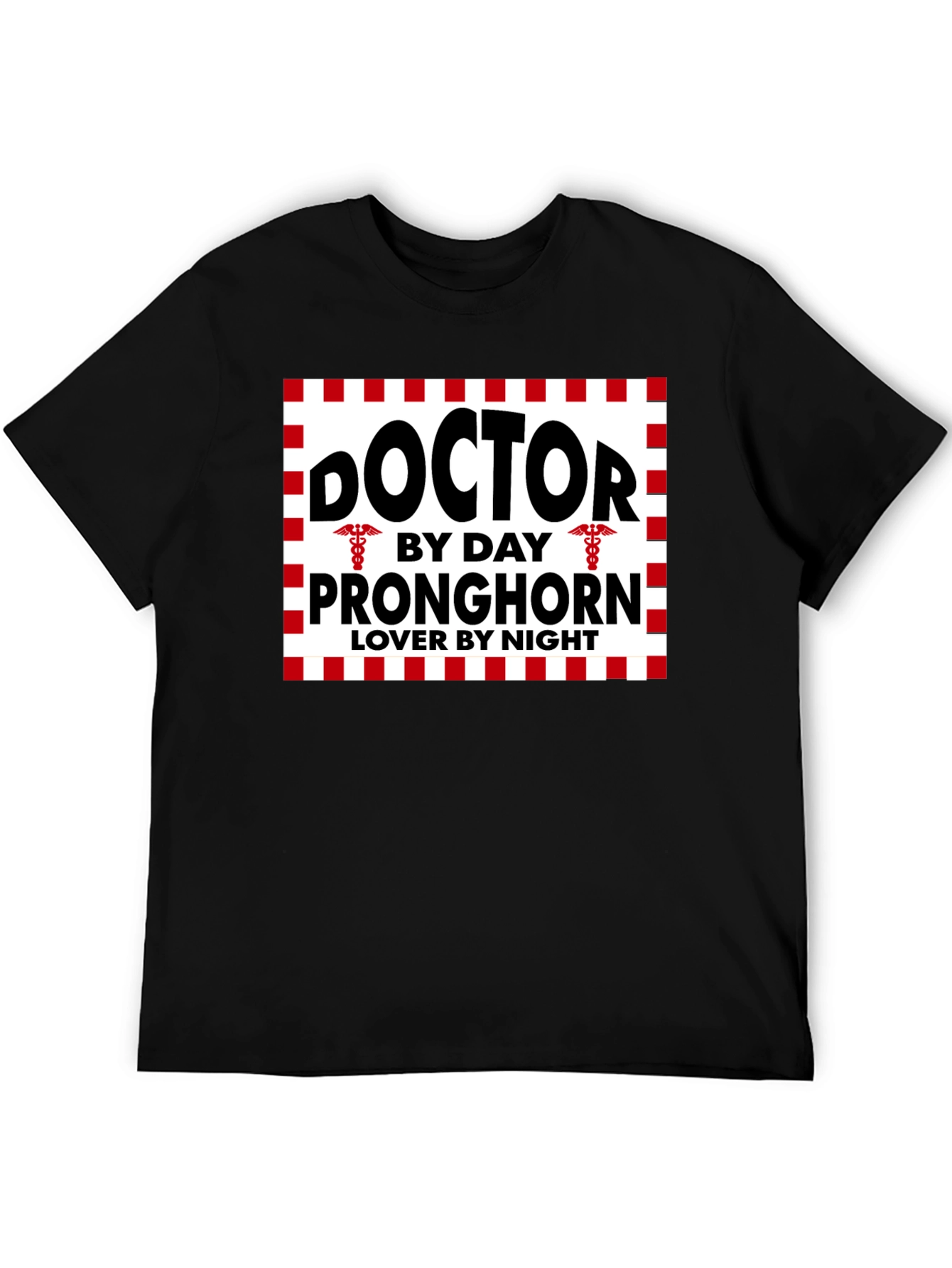 Doctor Pronghorn Lover Novelty Graphic T-Shirt