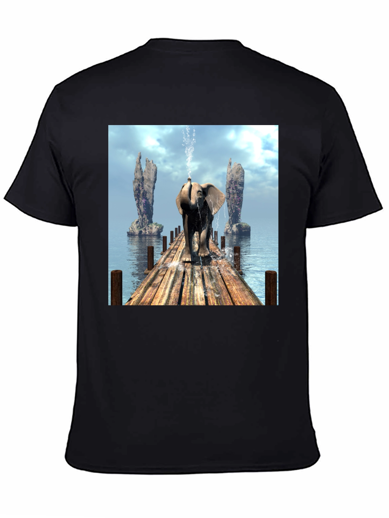 Elephant Trunk Spray T-Shirt