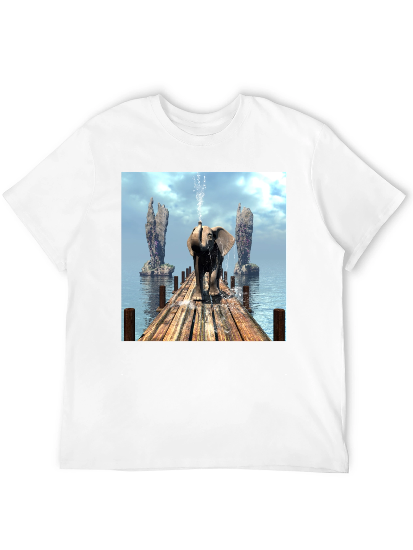 Elephant Trunk Spray T-Shirt