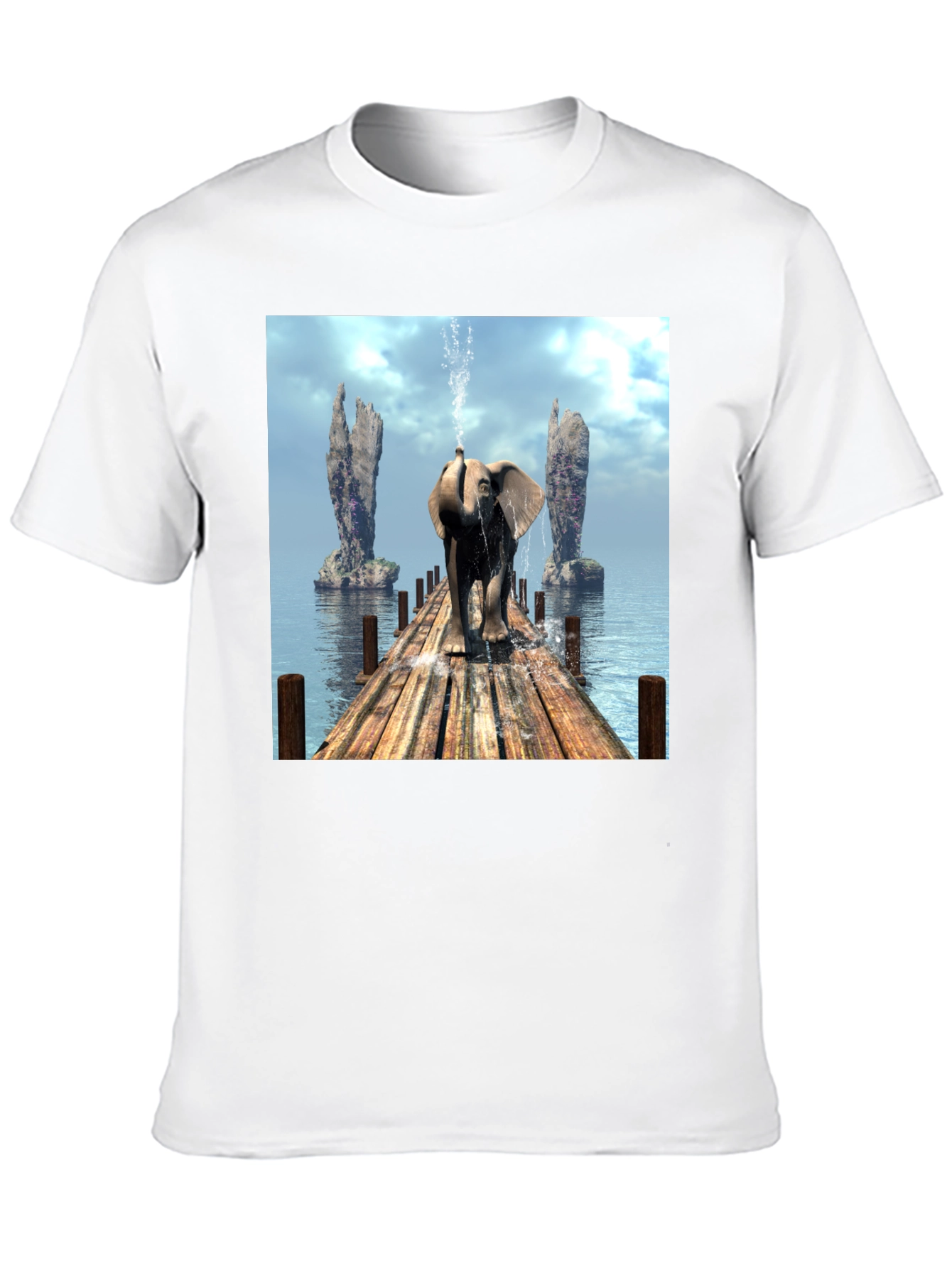 Elephant Trunk Spray T-Shirt