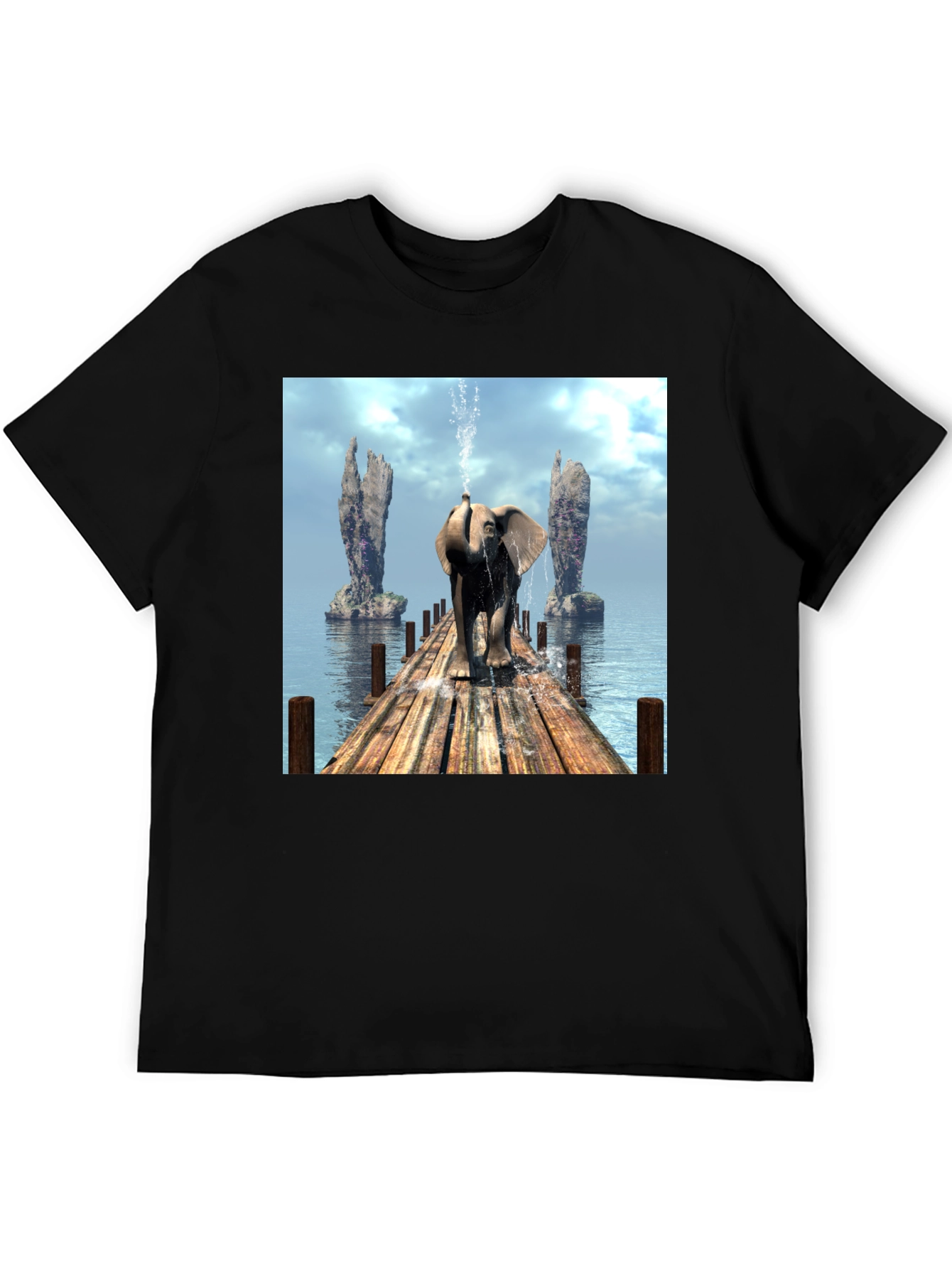 Elephant Trunk Spray T-Shirt