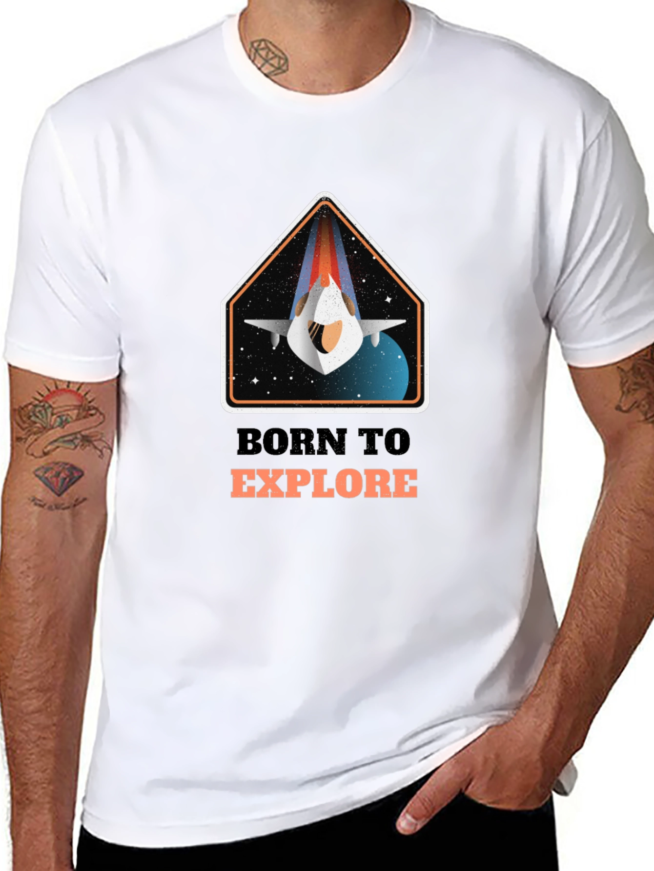 Born To Explore Graphic T-Shirt