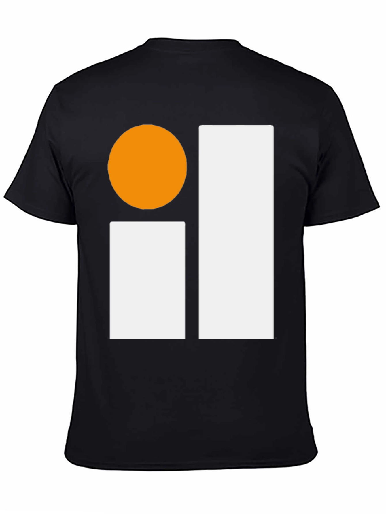 Abstract Graphic Tee - Black
