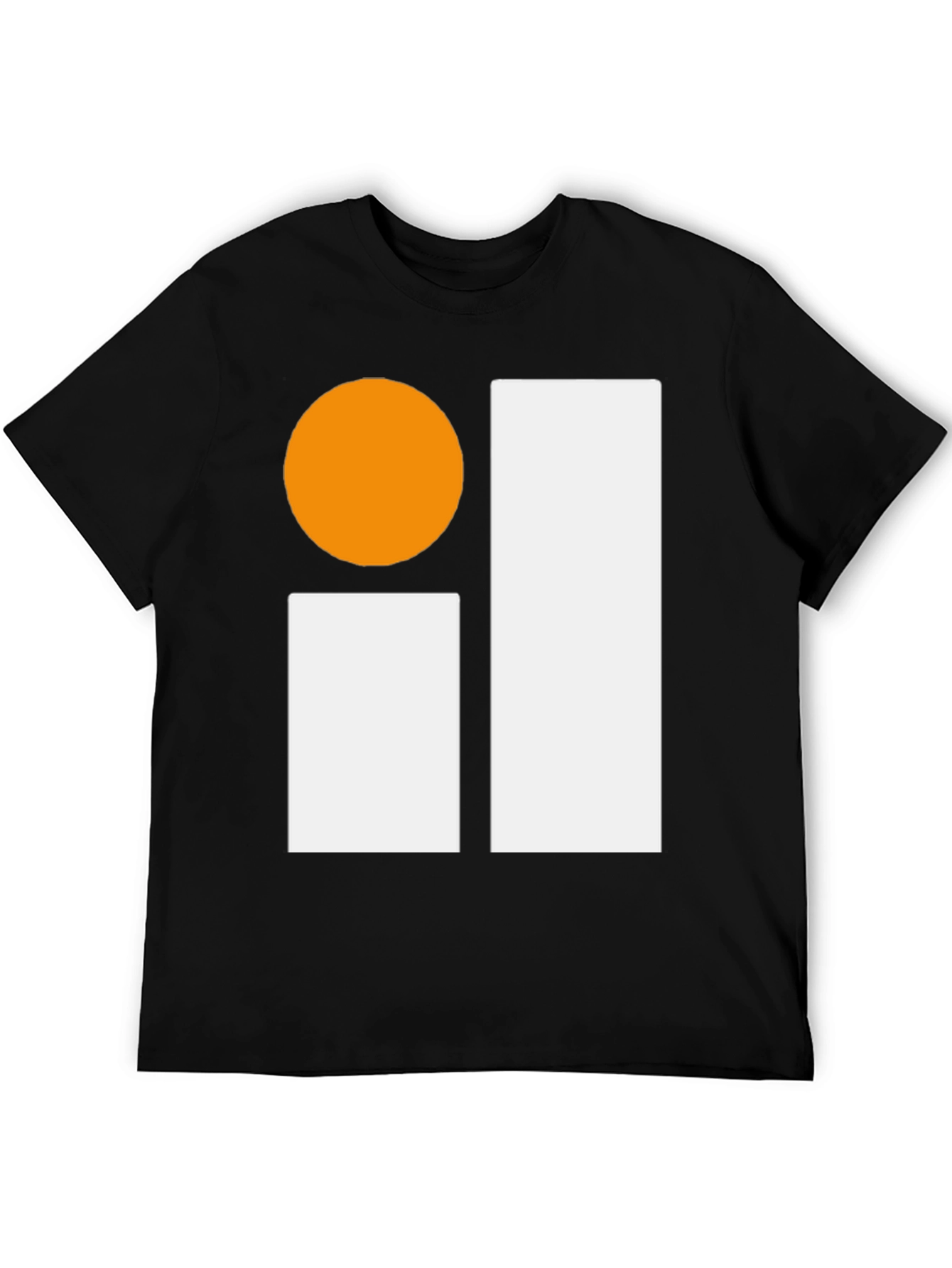 Abstract Graphic Tee - Black