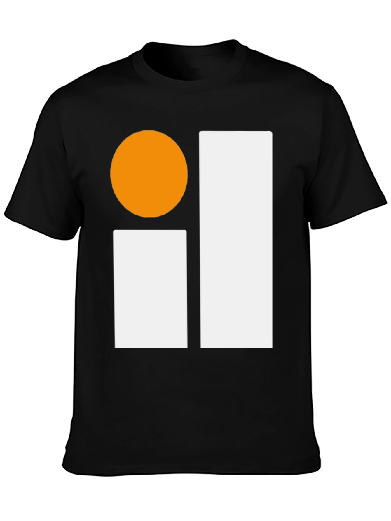 Abstract Graphic Tee - Black