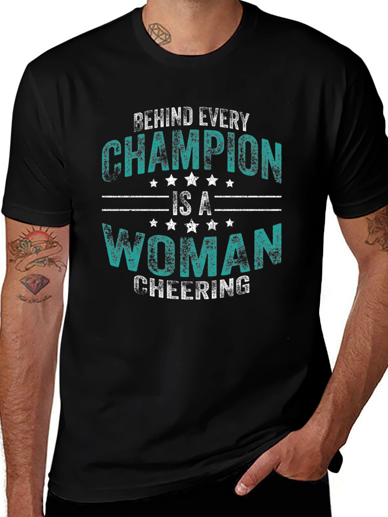 Champion Woman T-Shirt - Motivational Tee
