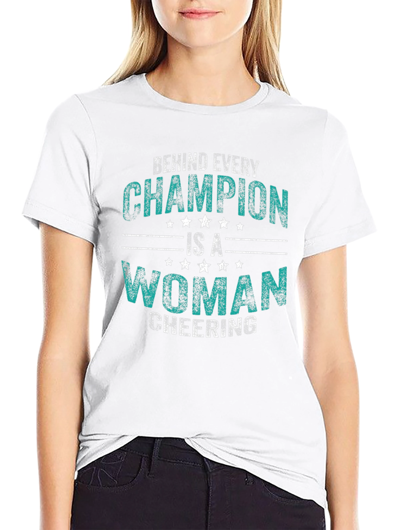 Champion Woman T-Shirt - Motivational Tee