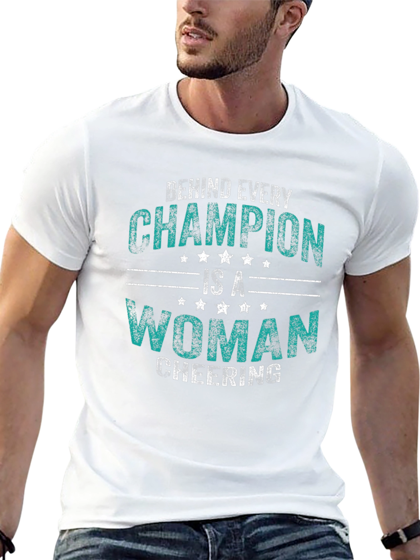 Champion Woman T-Shirt - Motivational Tee