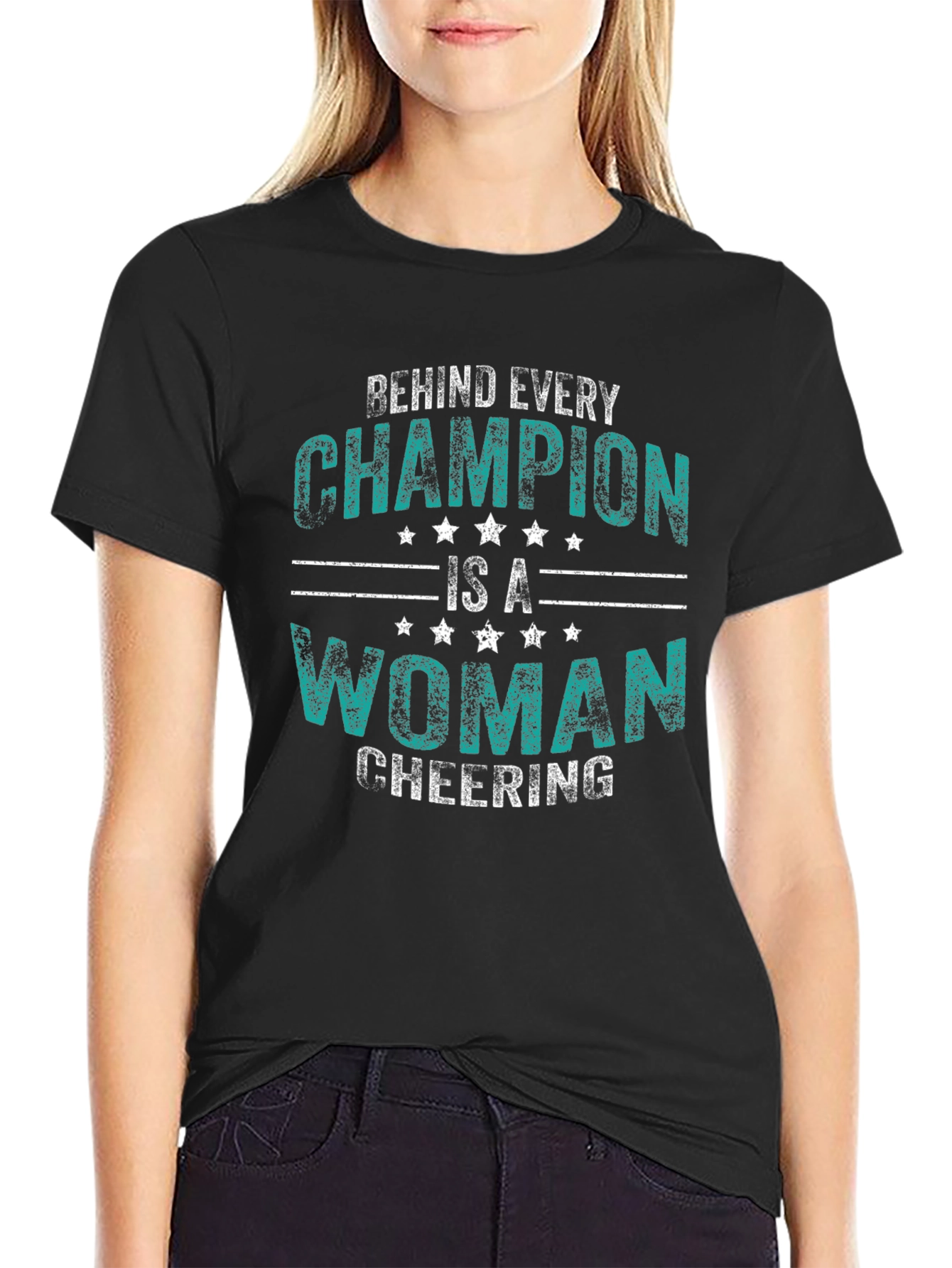 Champion Woman T-Shirt - Motivational Tee